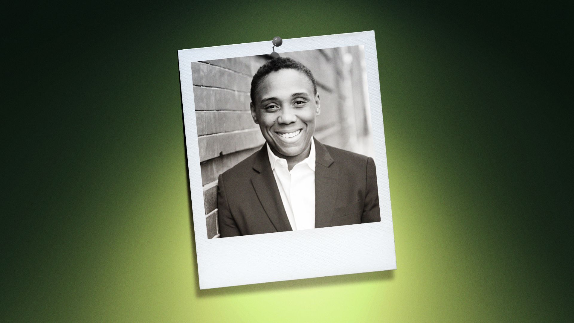 Photo illustration of Rep. Vernetta Alston II in a polaroid frame.