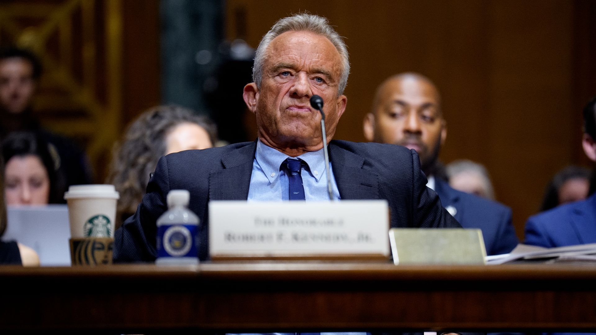 Health and Human Services Secretary Robert Kennedy Jr. appears before the Senate Finance Committee at the Dirksen Senate Office Building.
