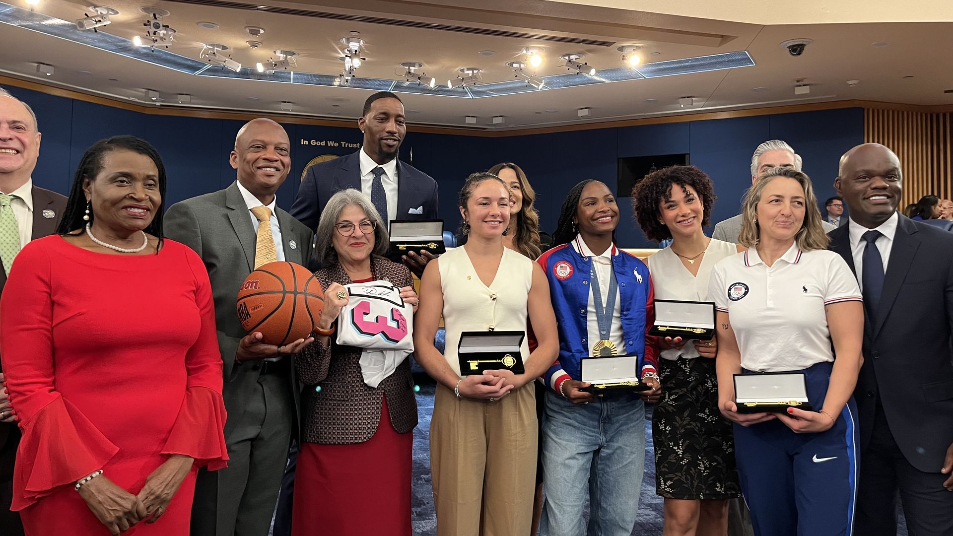 Team USA Olympians receive keys to Miami-Dade County