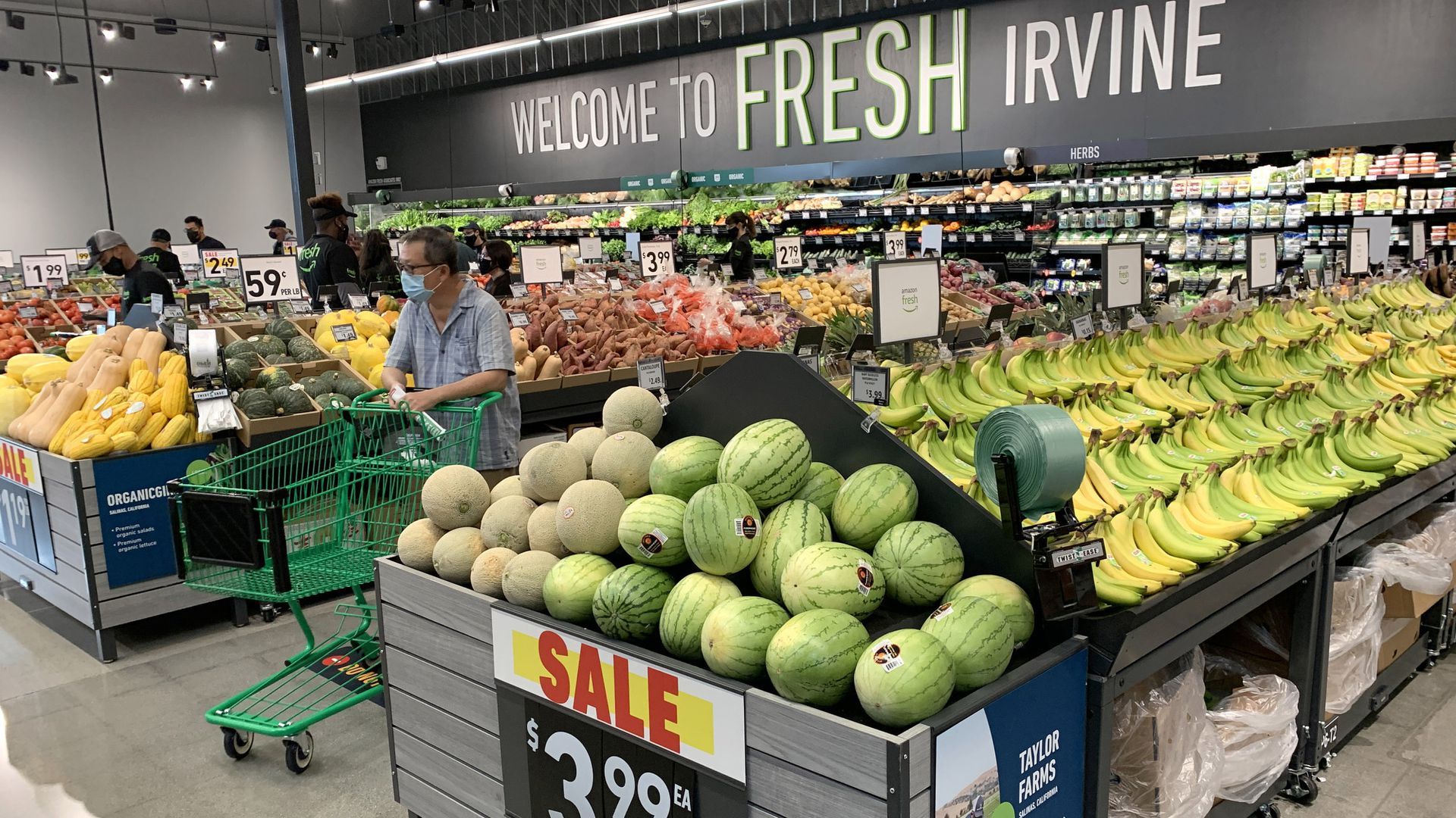 Amazon Fresh Amazon Fresh Opens First Supermarket In Los Angeles 