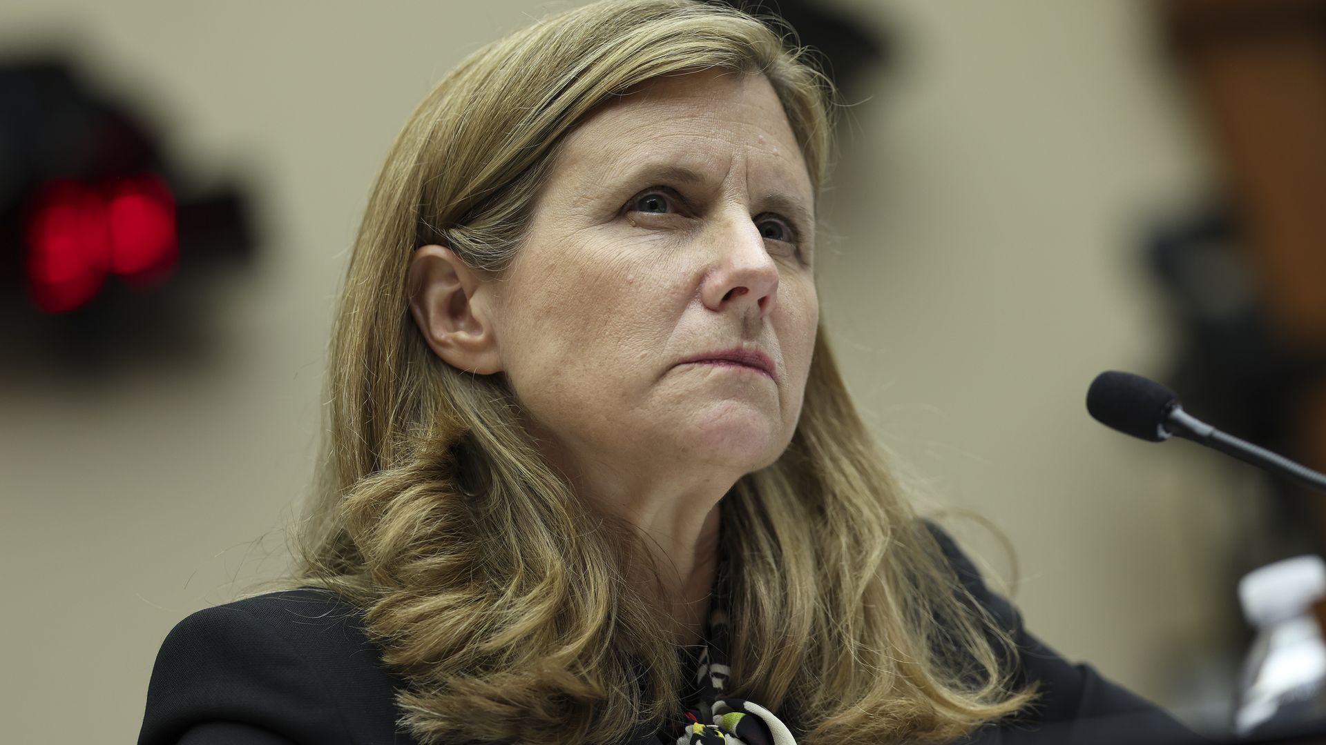 Former UPenn Liz Magill testifying before the House Education and Workforce Committee in 2023.