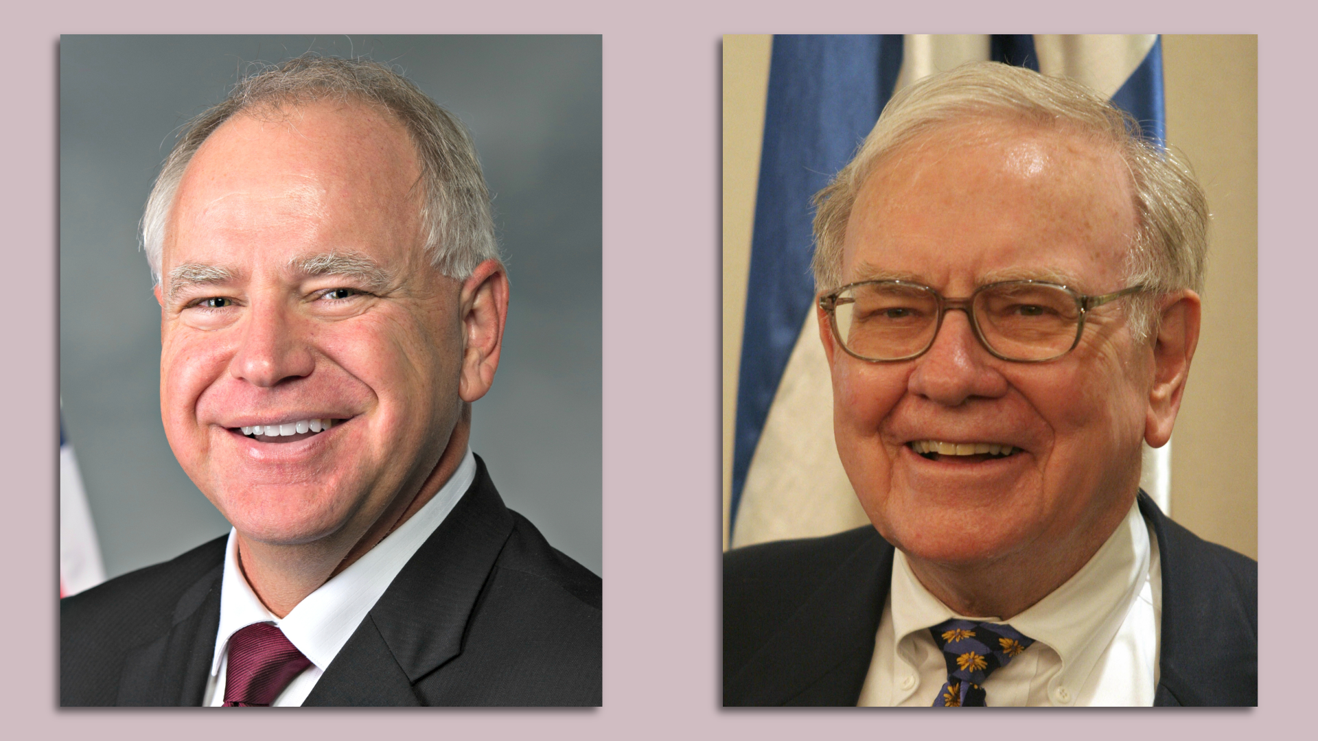 Tim Walz and Warren Buffett