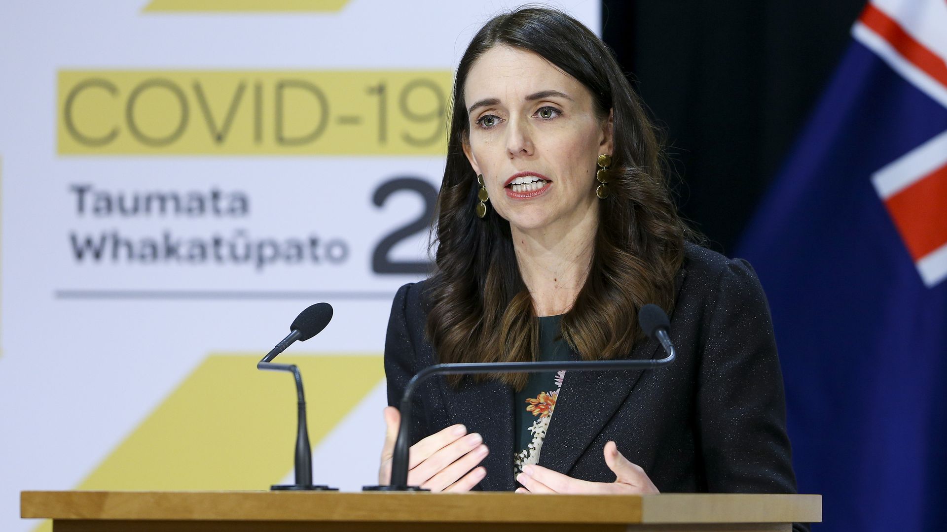 Photo of New Zealand Prime Minister Jacinda Ahern
