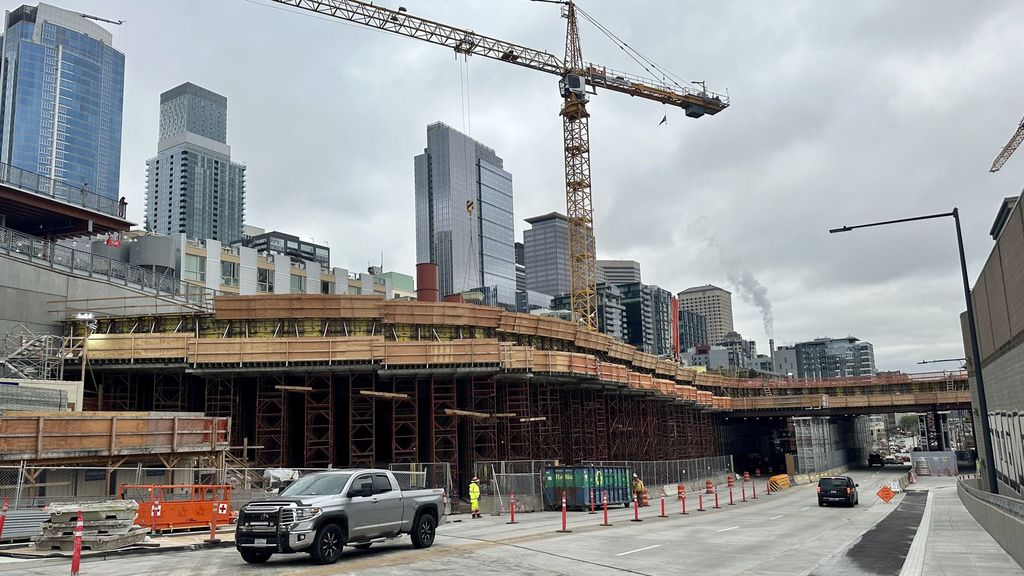 Seattle's waterfront rebuild moves forward with opening of new road ...