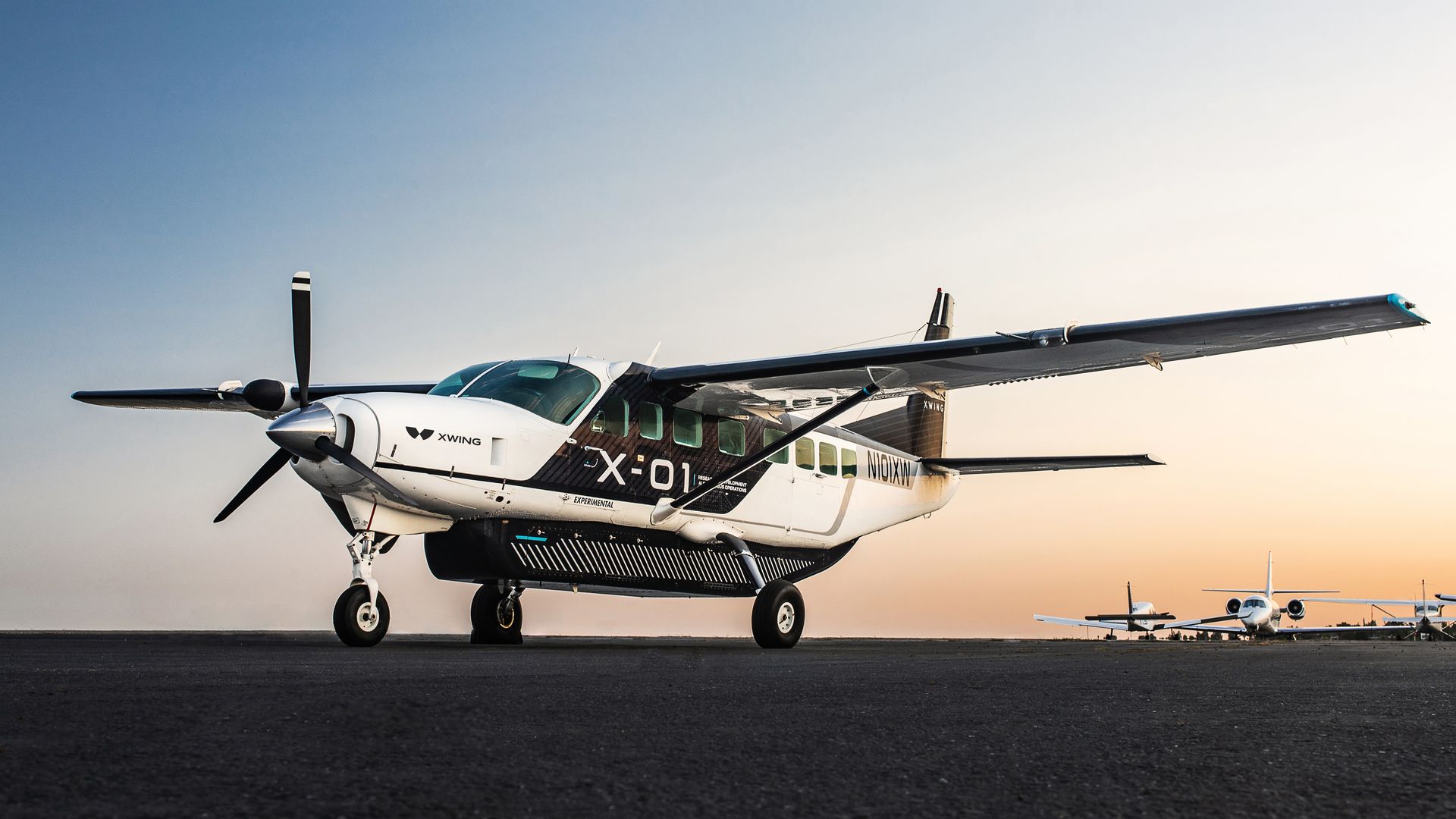 Xwing's modified Cessna 208B Grand Caravan. Photo courtesy Xwing