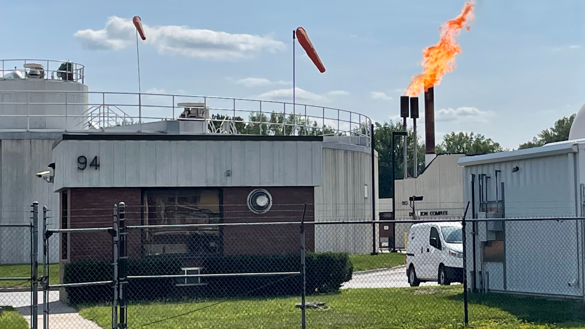A photo of a gas burner.