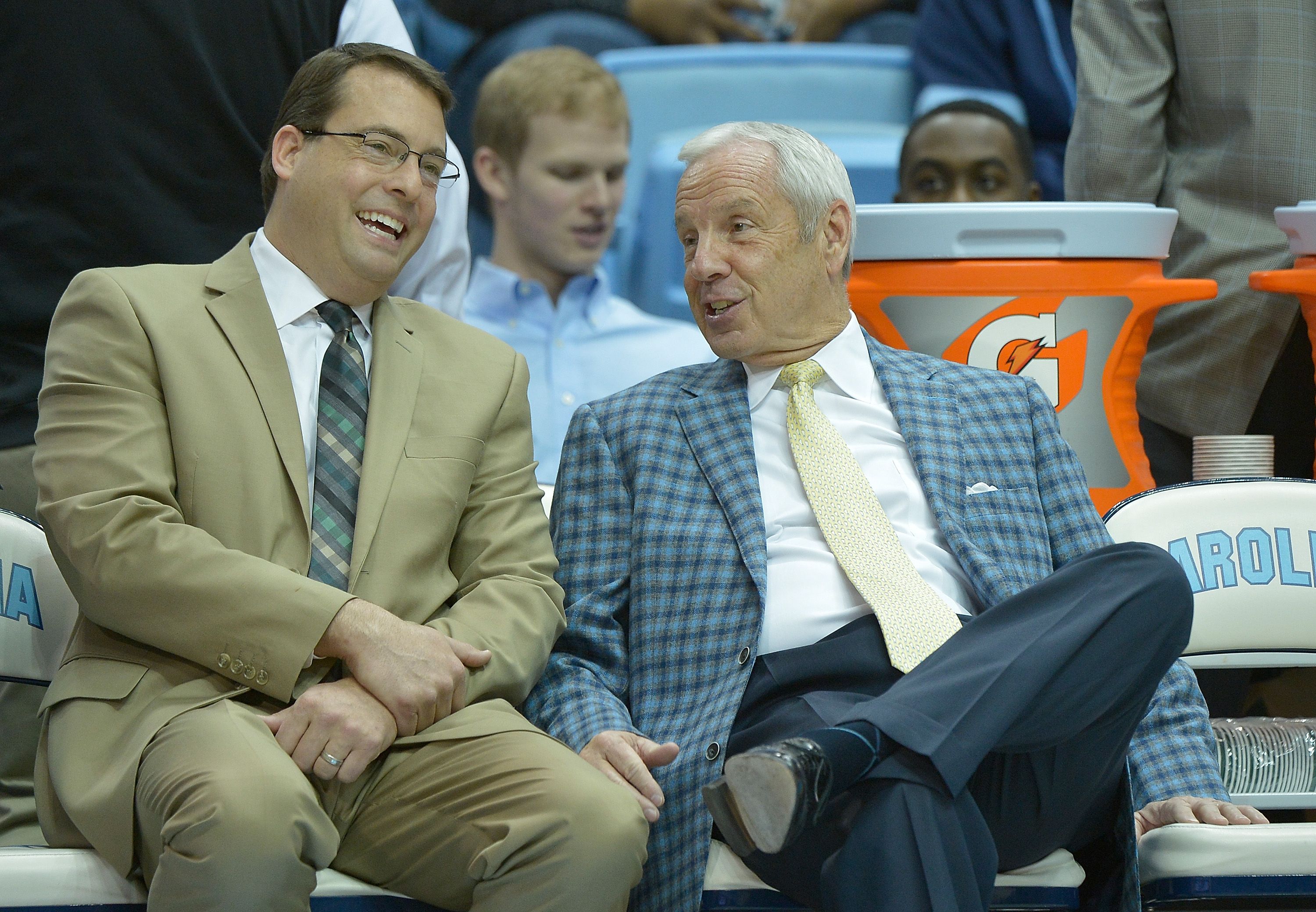 jerod haase and roy williams at unc