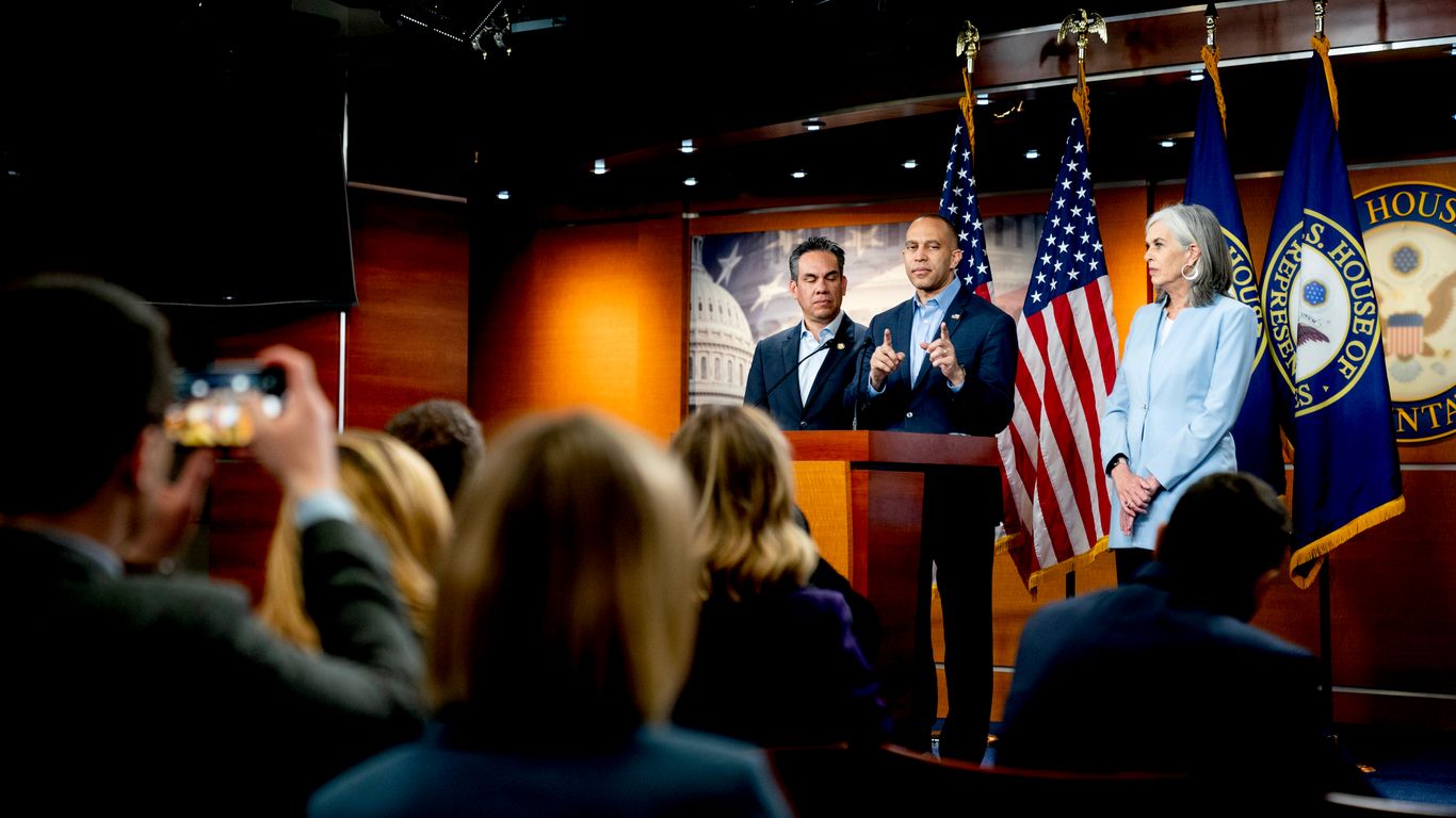 Jeffries sidesteps Schumer questions amid shutdown revolt