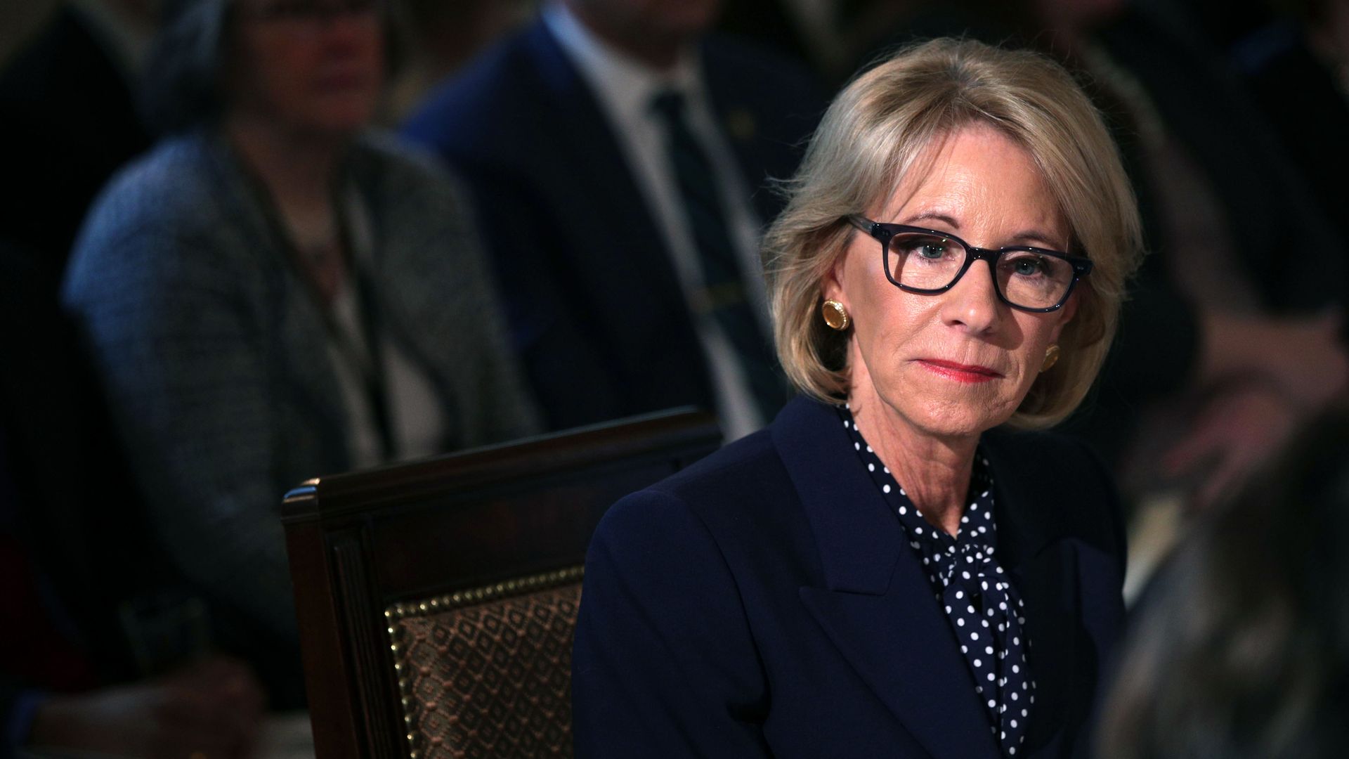 Education Secretary Betsy DeVos. 