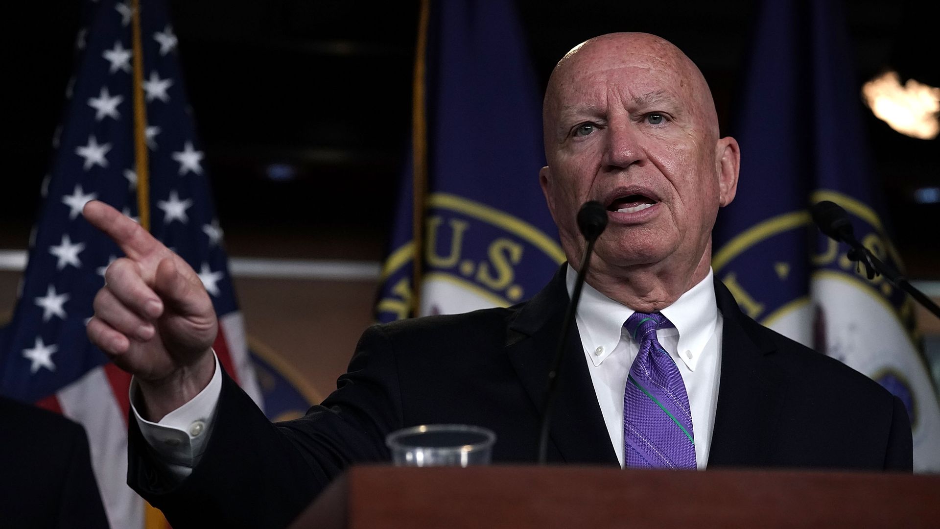 House Ways and Means Committee Chair Kevin Brady (R-TX) speaks during a news conference June 20, 2018 on Capitol Hill