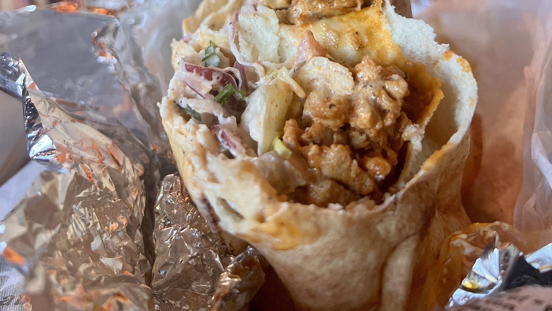 chicken shawarma halal food