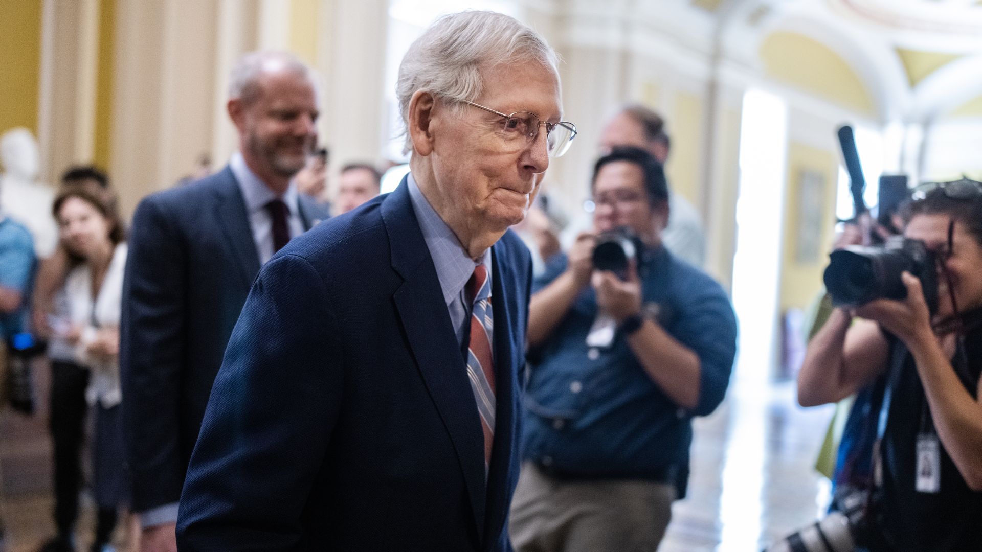 Mitch McConnell's Second Freeze-up Is Going to Be Very Hard for Republicans  to Ignore
