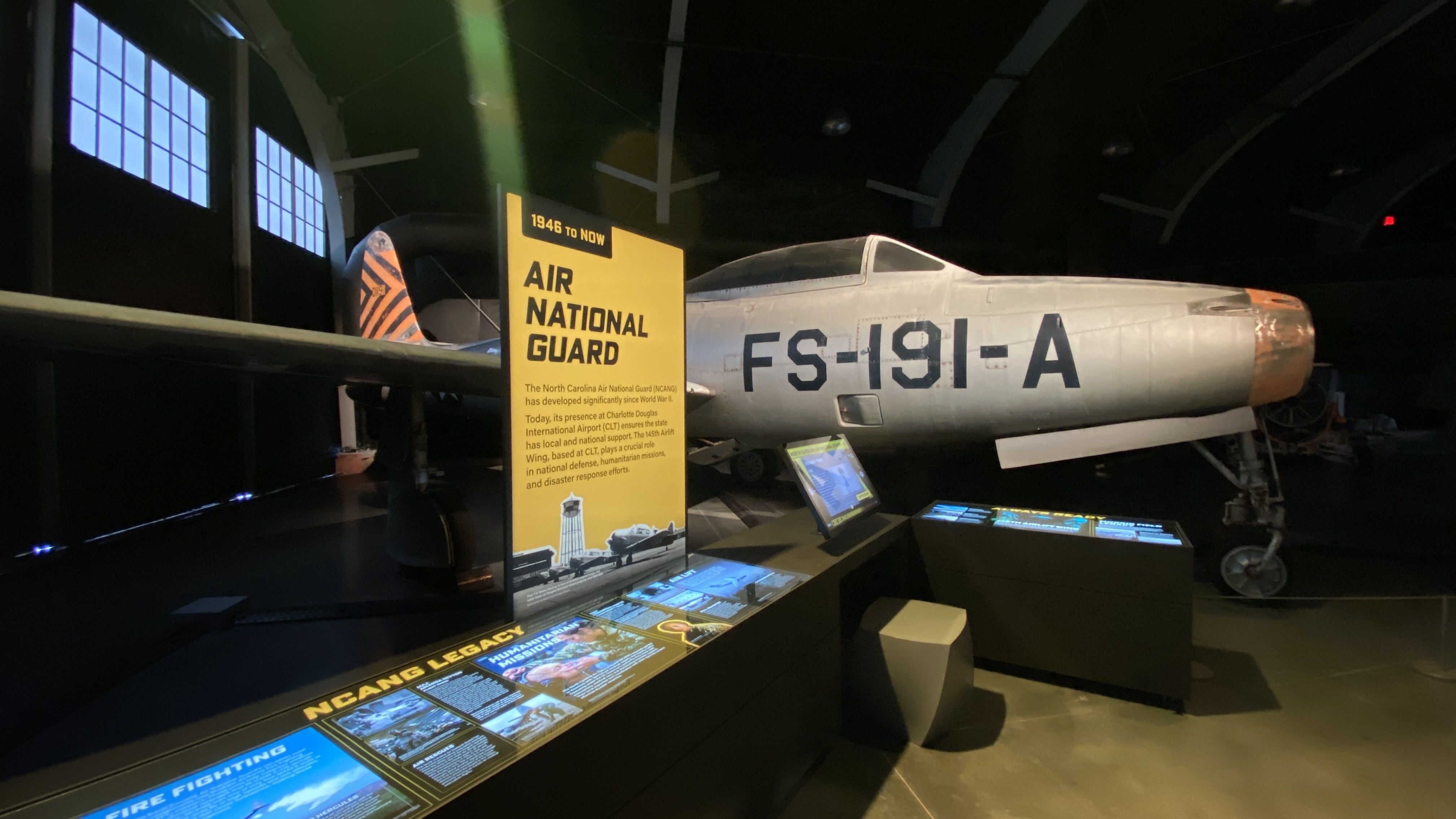 An Air National Guard plane.