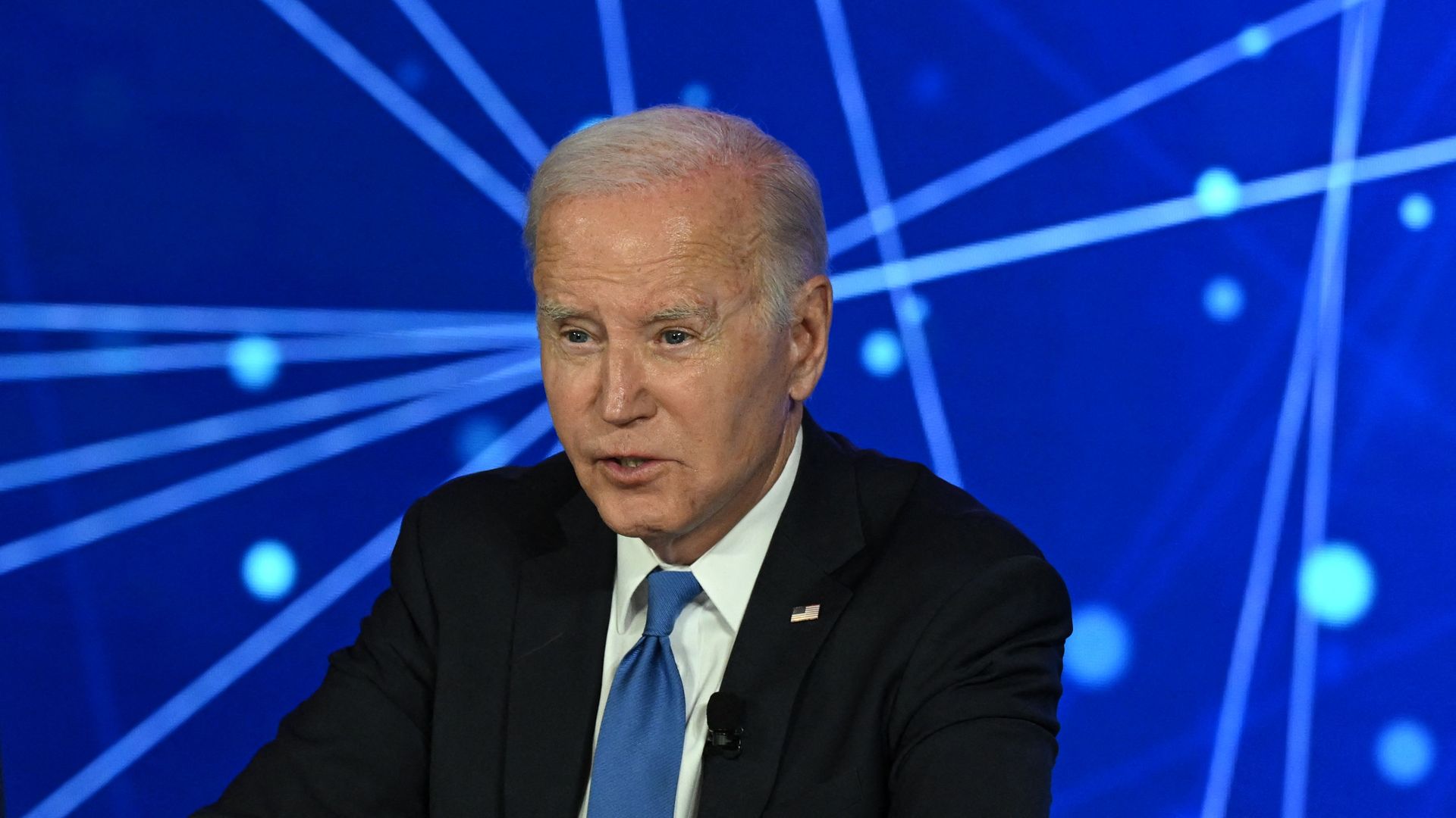  President Joe Biden discusses his Administration's commitment to seizing the opportunities and managing the risks of Artificial Intelligence, in San Francisco, California, on Tuesday.