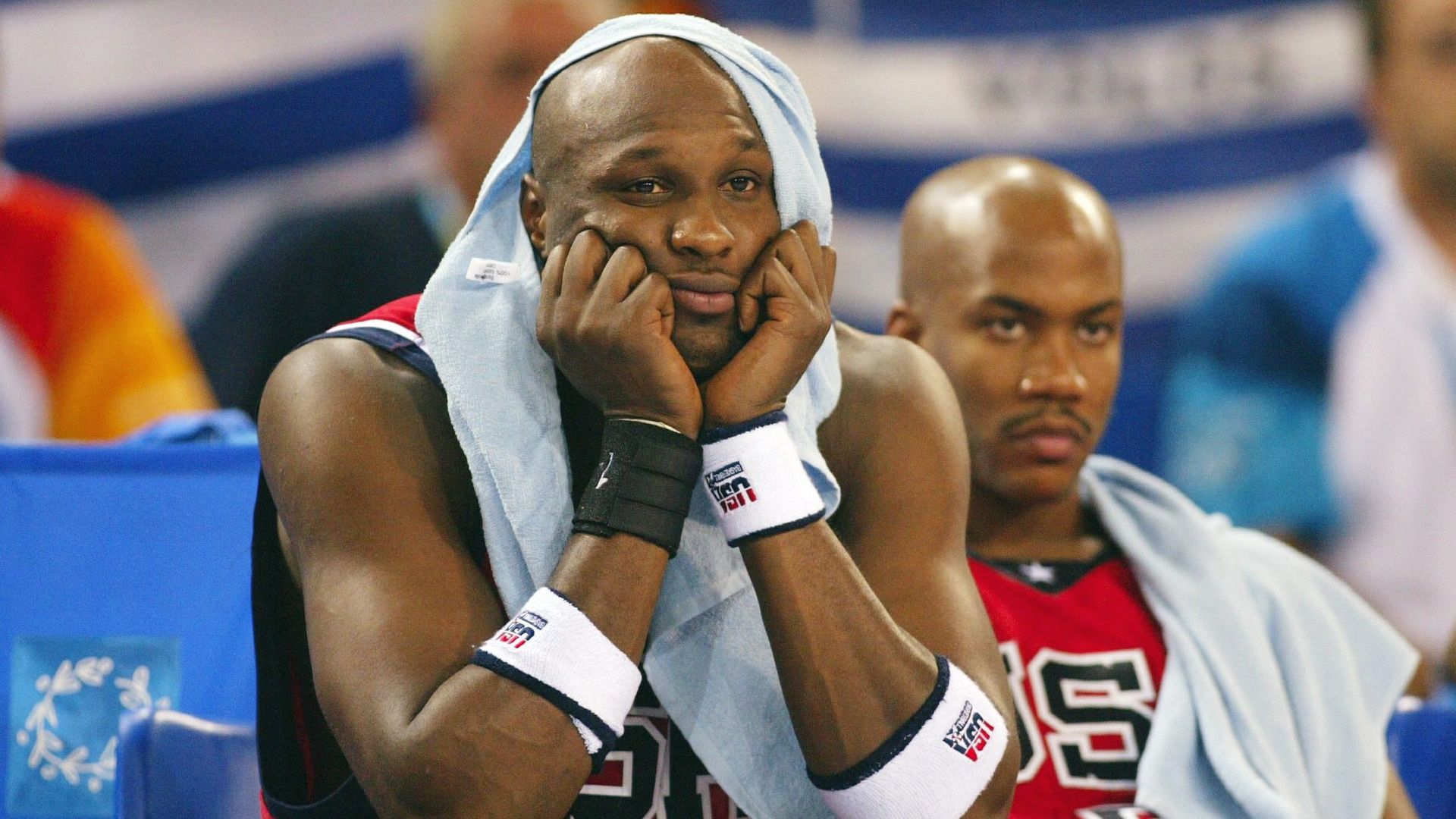 Lamar Odom and Stephon Marbury