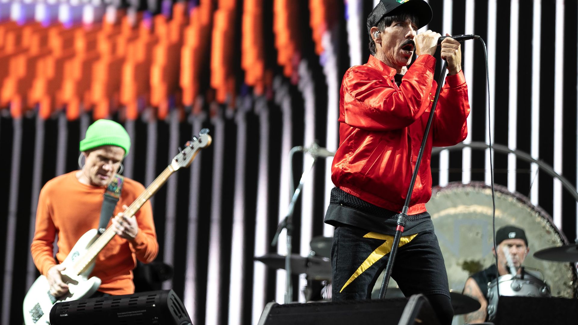 The Red Hot Chili Peppers performing earlier this year.