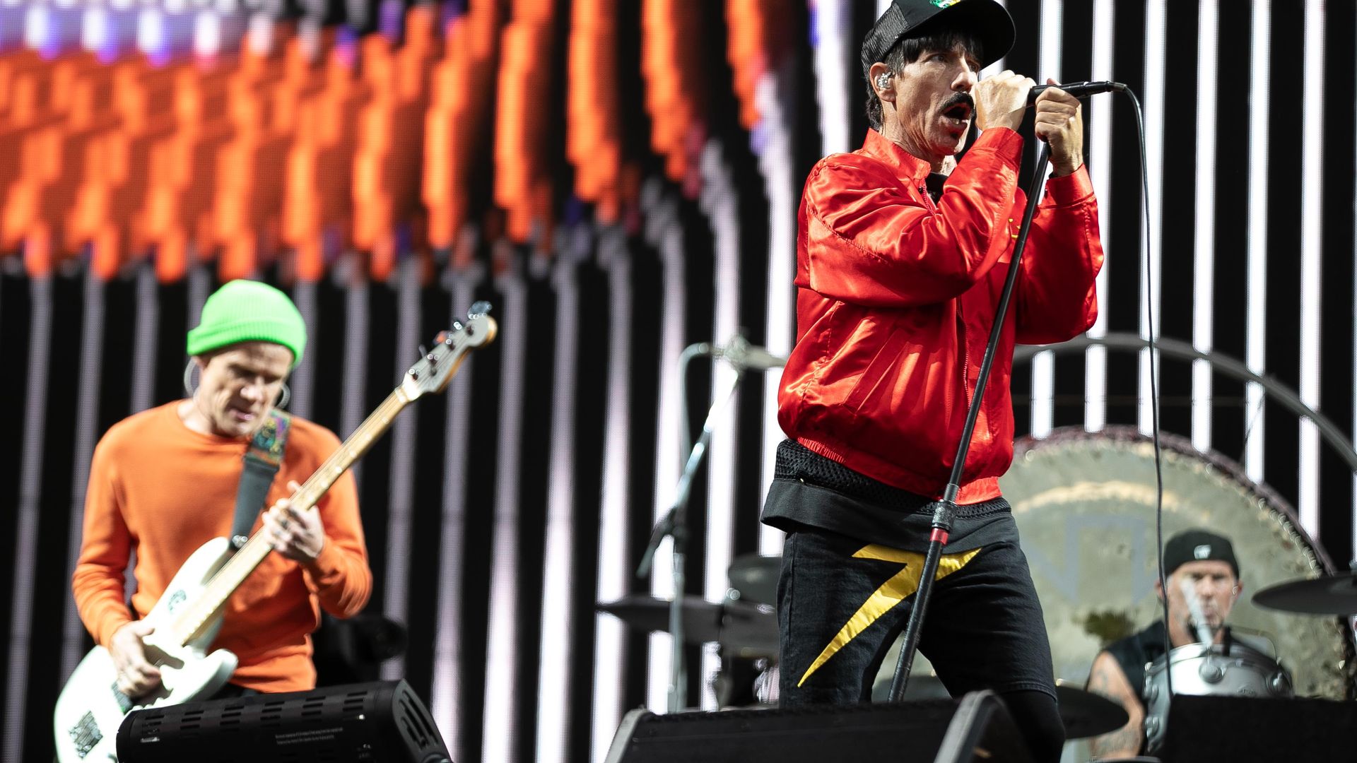 The Red Hot Chili Peppers performing earlier this year.
