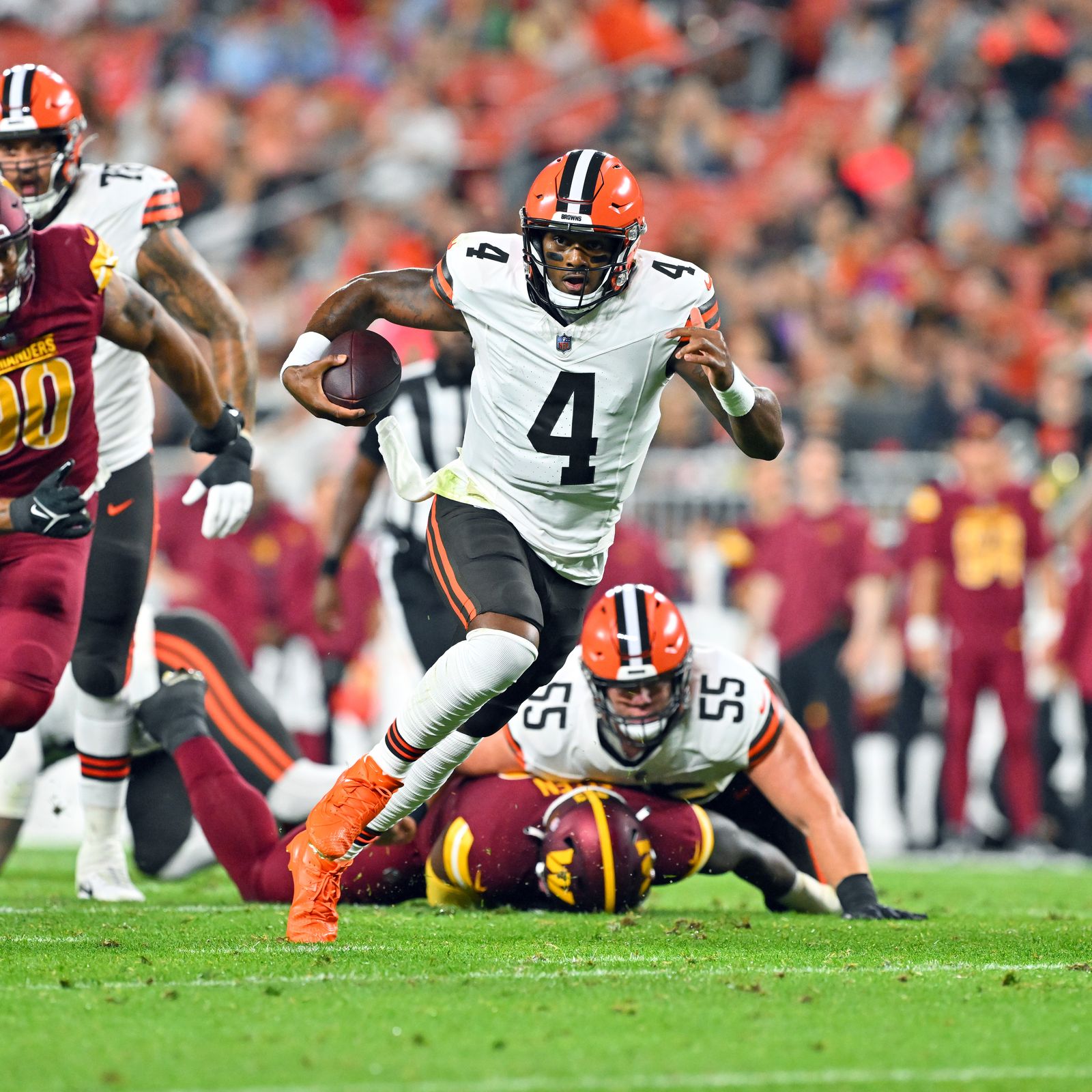 Cleveland Browns QB Deshaun Watson to start against Washington