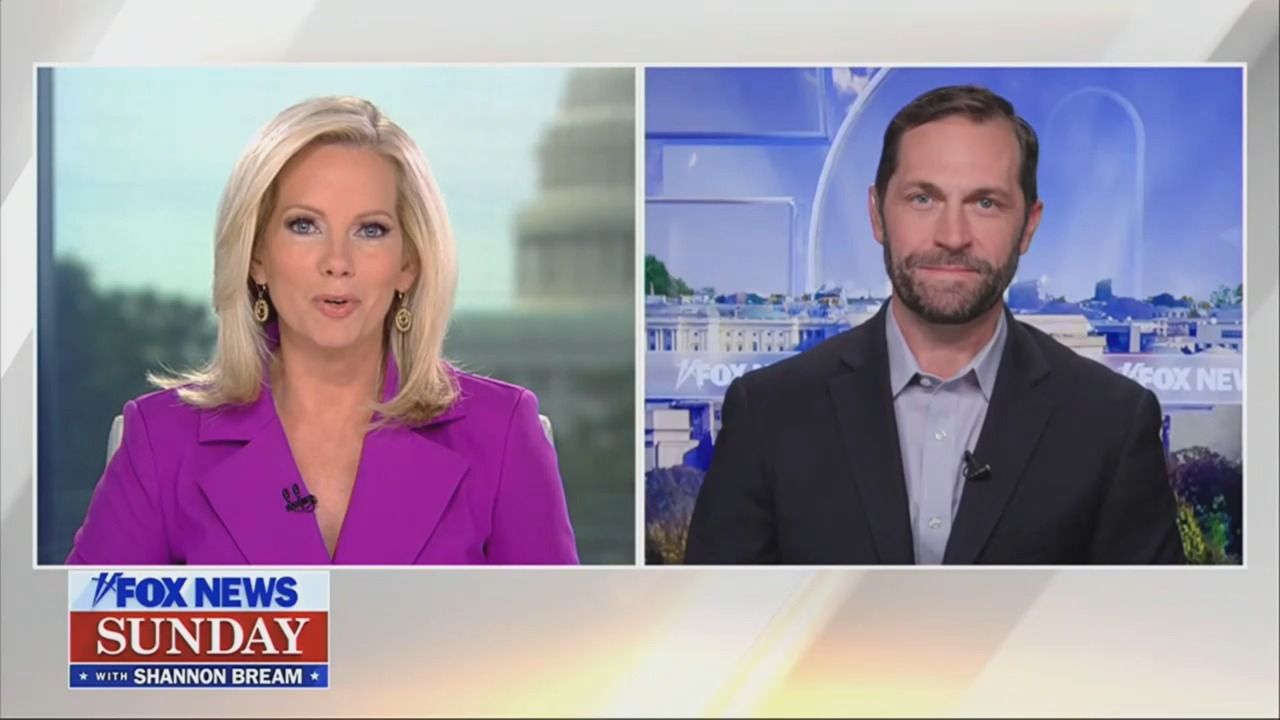 Rep. Jason Crow speaks to Fox's Shannon Bream.