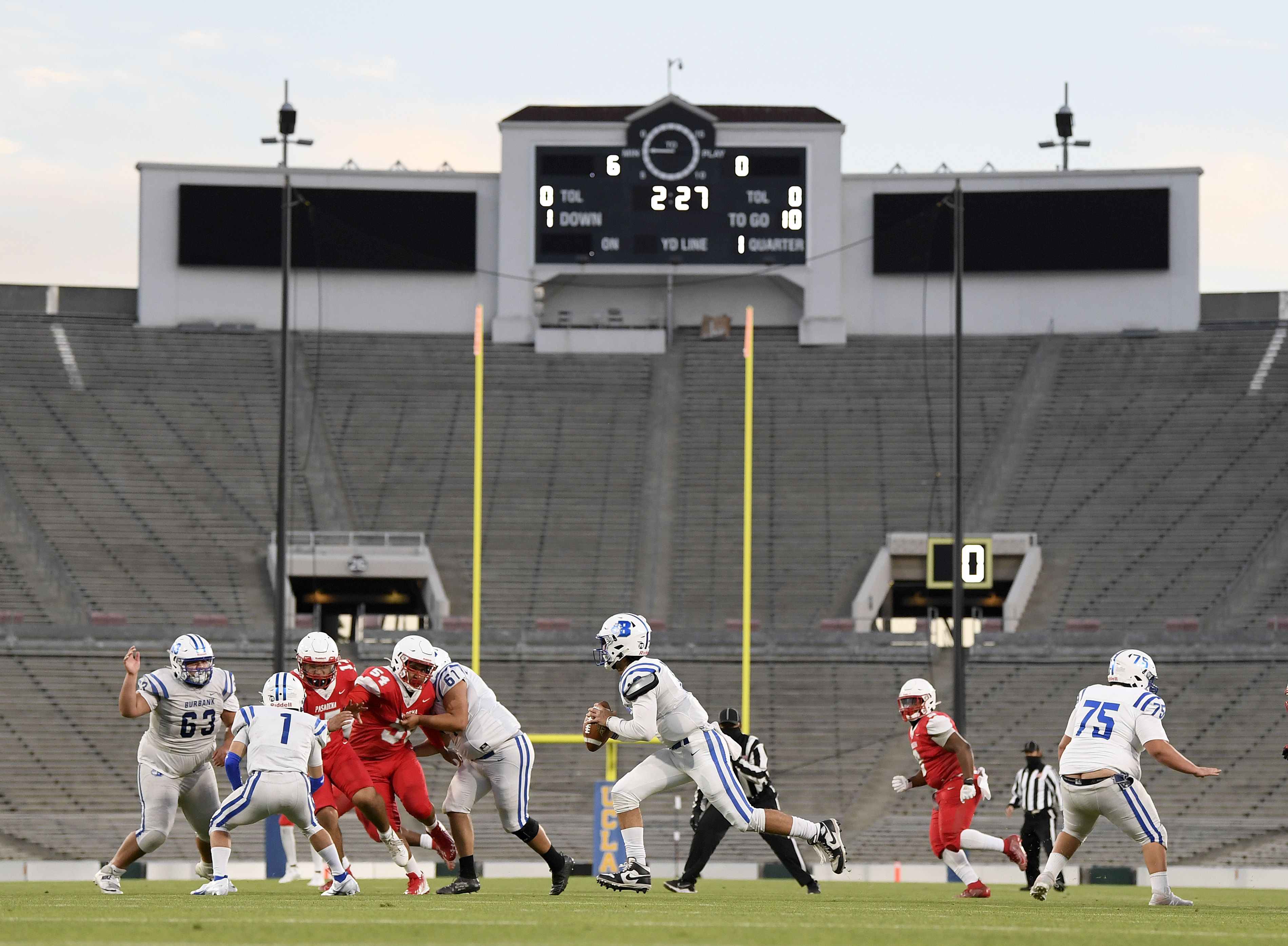 High school football game