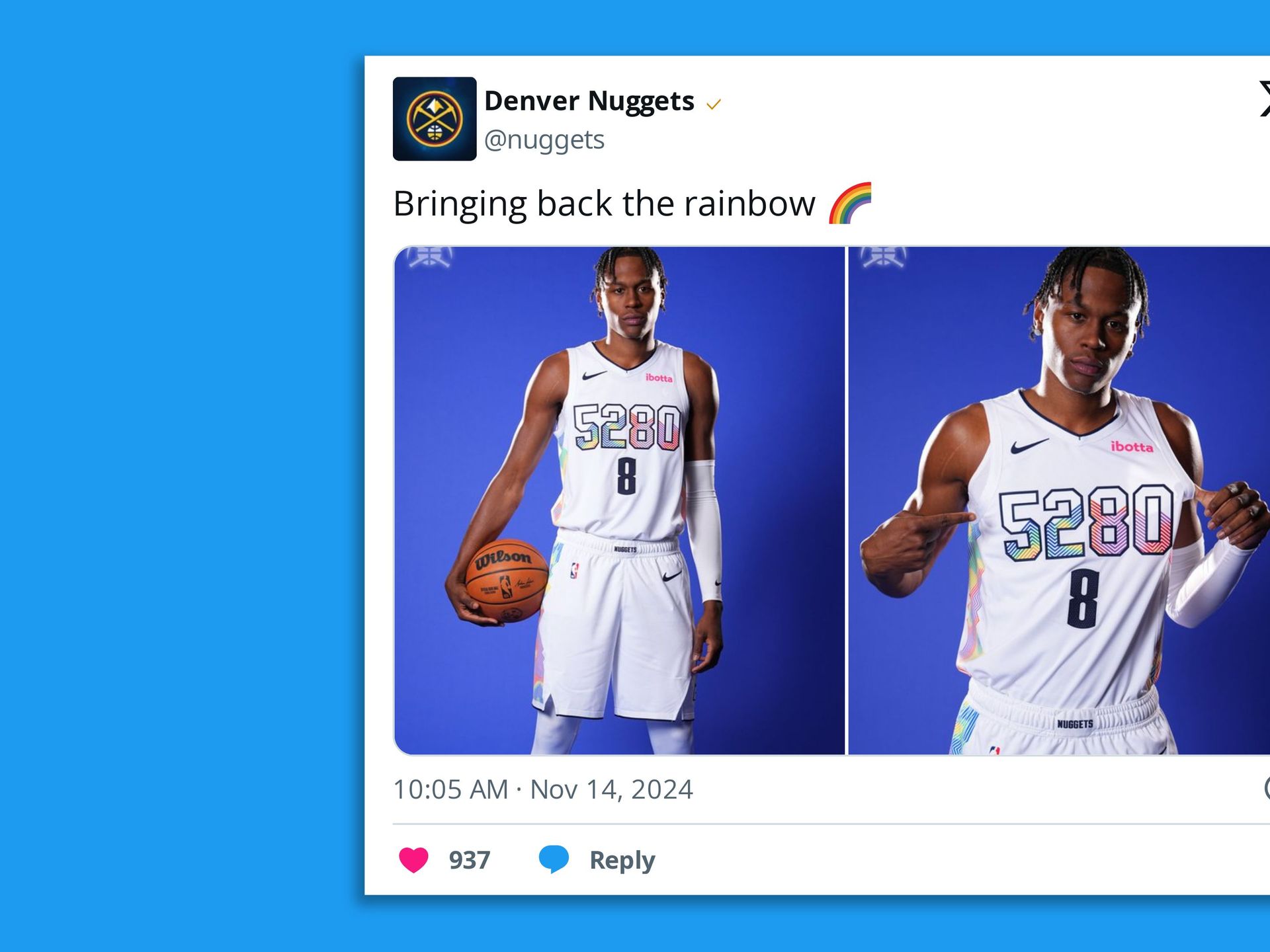 Denver Nuggets release 2024 City Edition jerseys - Axios Denver