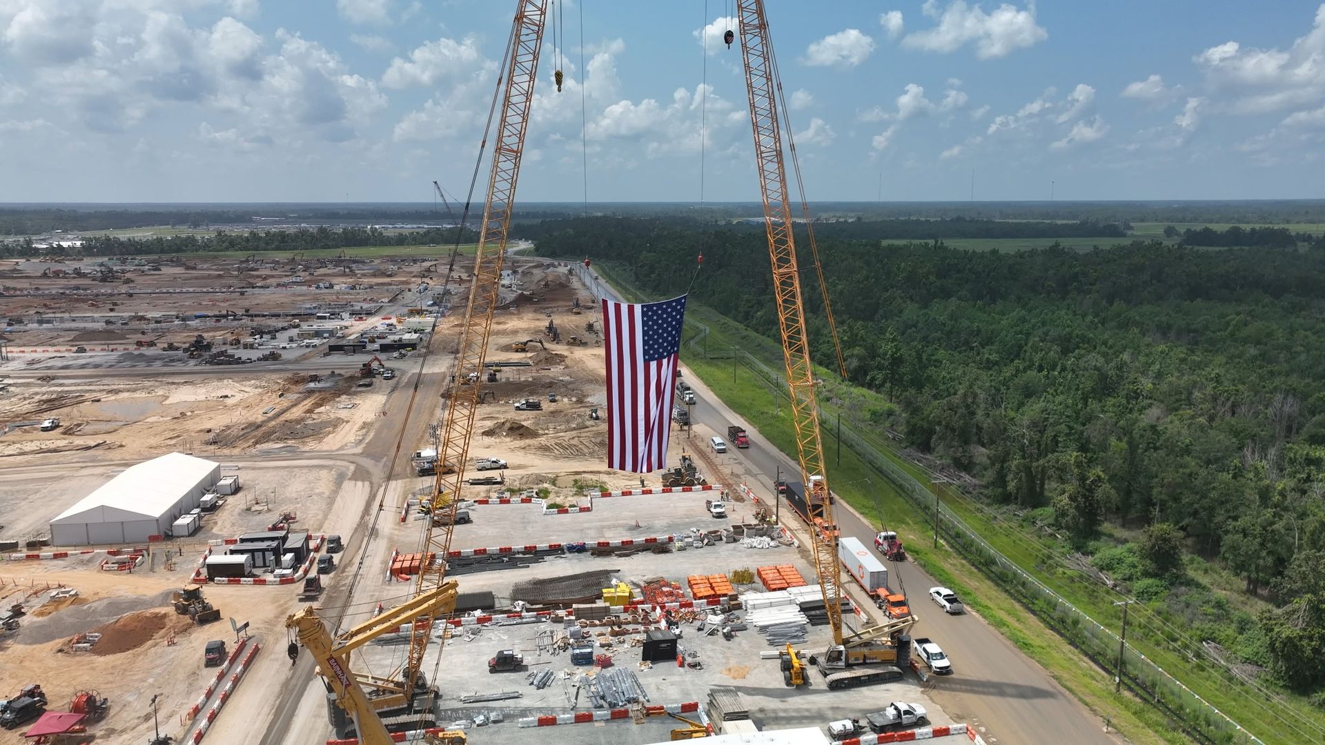 This giant data center is under construction in Richland Parish, La.