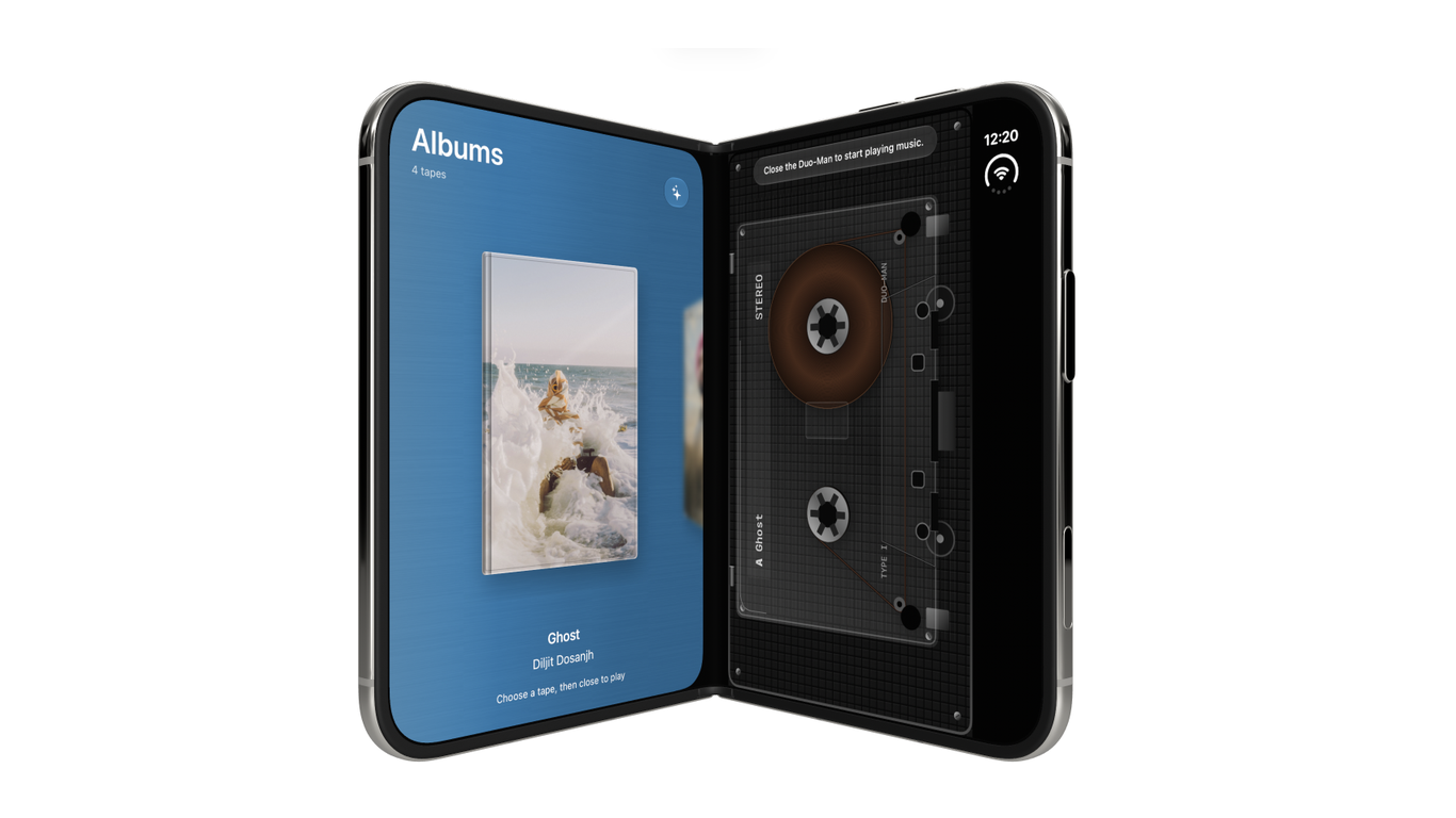 App-makers are having a blast with the iPhone Duo, turning it into a retro Walkman