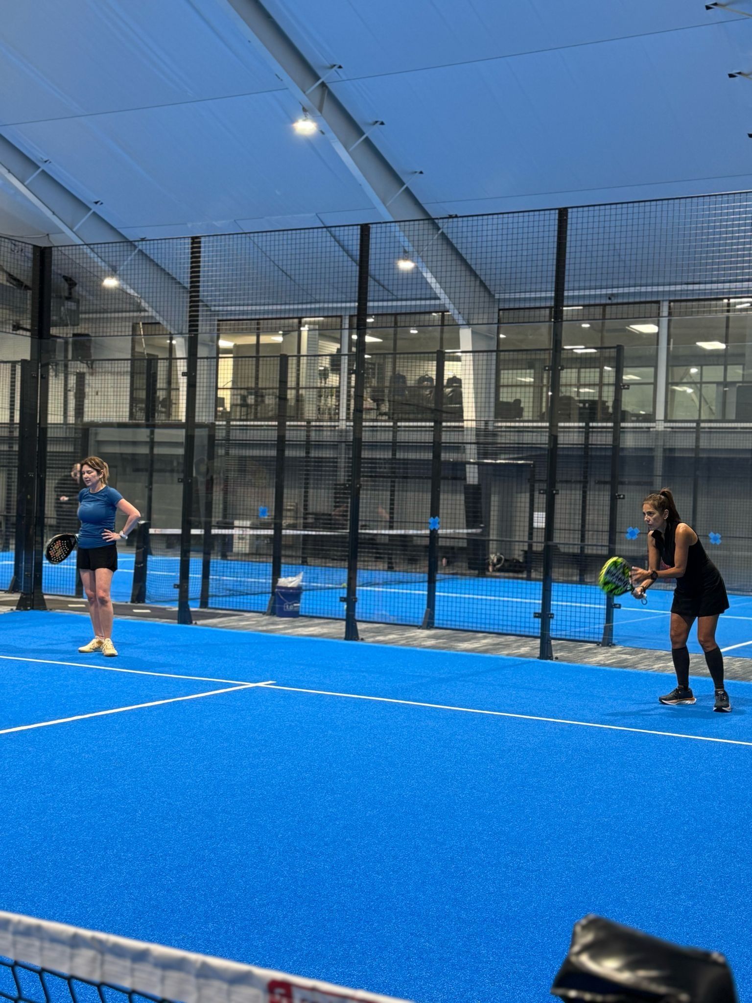 Padel courts in south Charlotte.