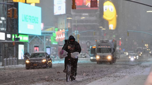 Winter storm dumps heavy snow across Northeast — photos