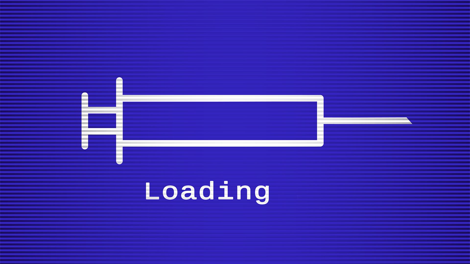 syringe, vaccine, online, tech, screen, loading, am, 2021-03-05, waiting