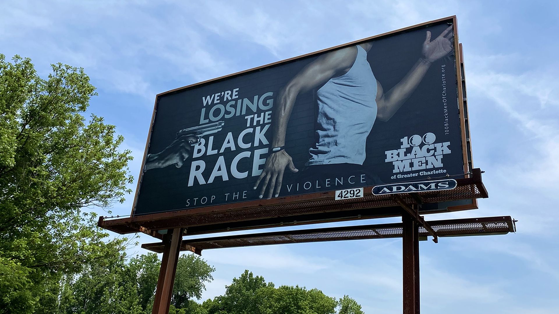100 Black Men of Greater Charlotte billboard