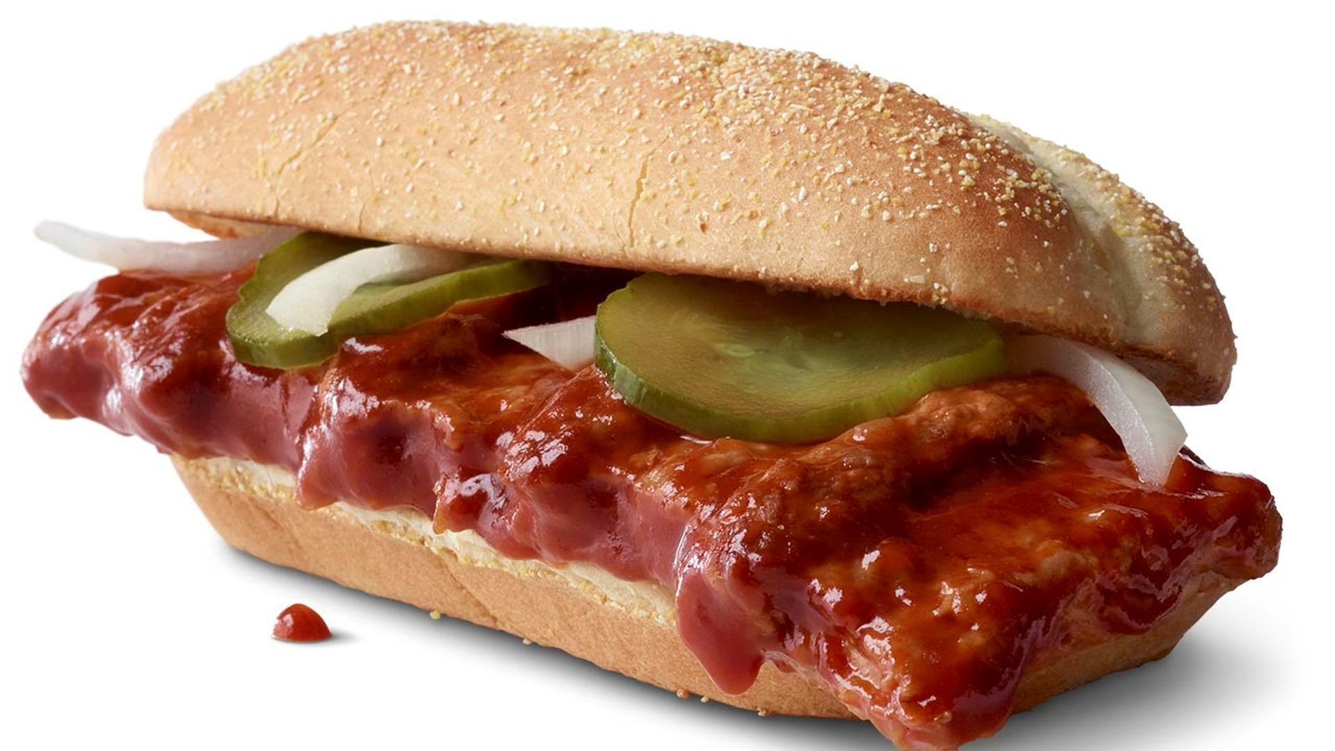 McDonald's McRib sandwich 