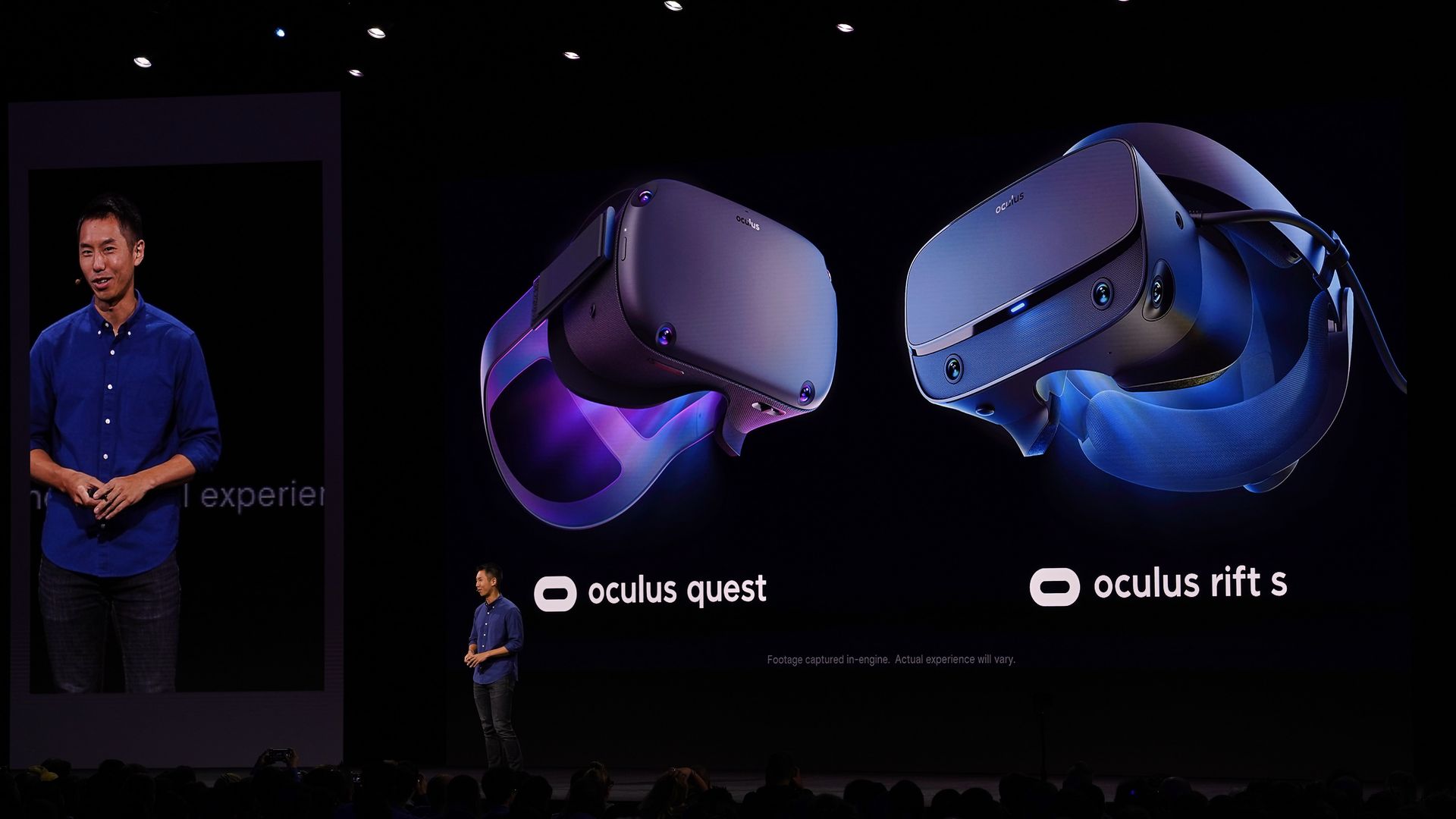 Oculus' Sean Liu announces pre-orders for the Rift S and Quest headsets, both of which will sell for $399.