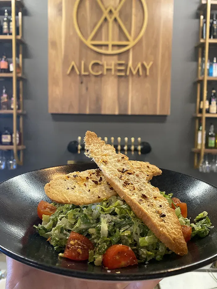alchemy c3 lab restaurant caesar salad