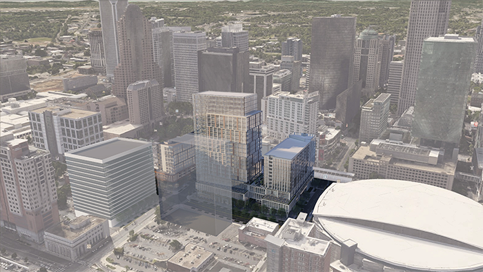 new uptown bus center rendering