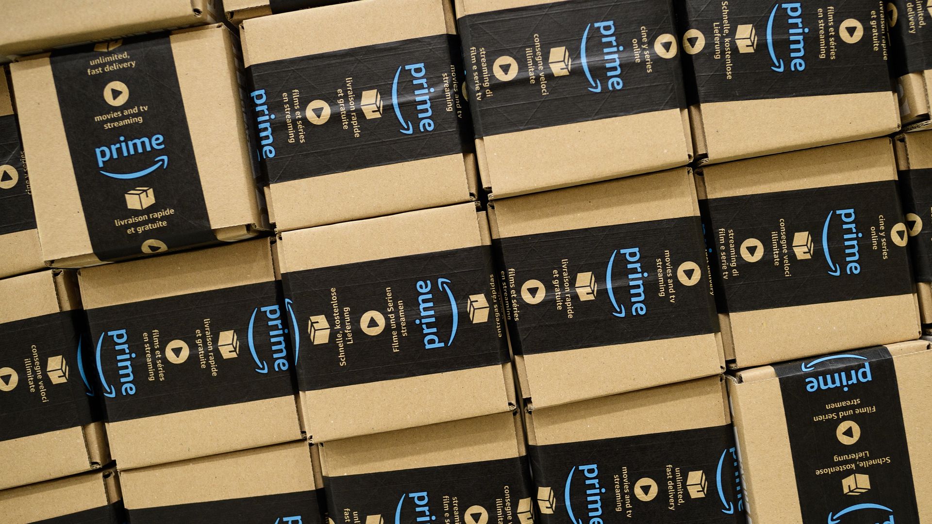 Photo of Amazon Prime delivery boxes