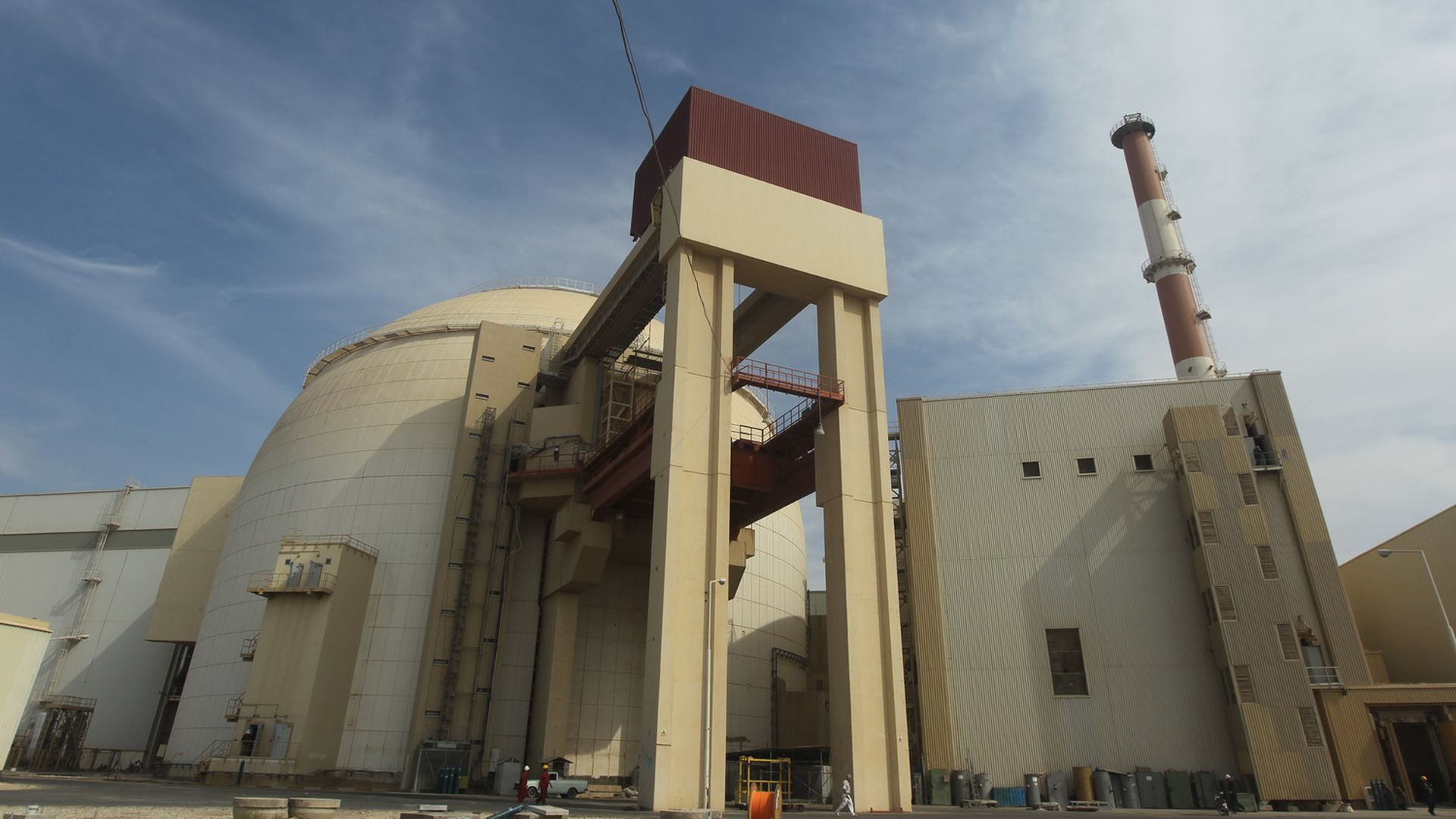 Reactor building of the Bushehr nuclear plant