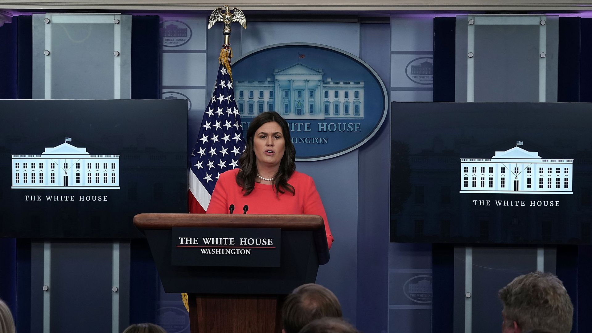 White House Press Secretary Sarah Sanders. 