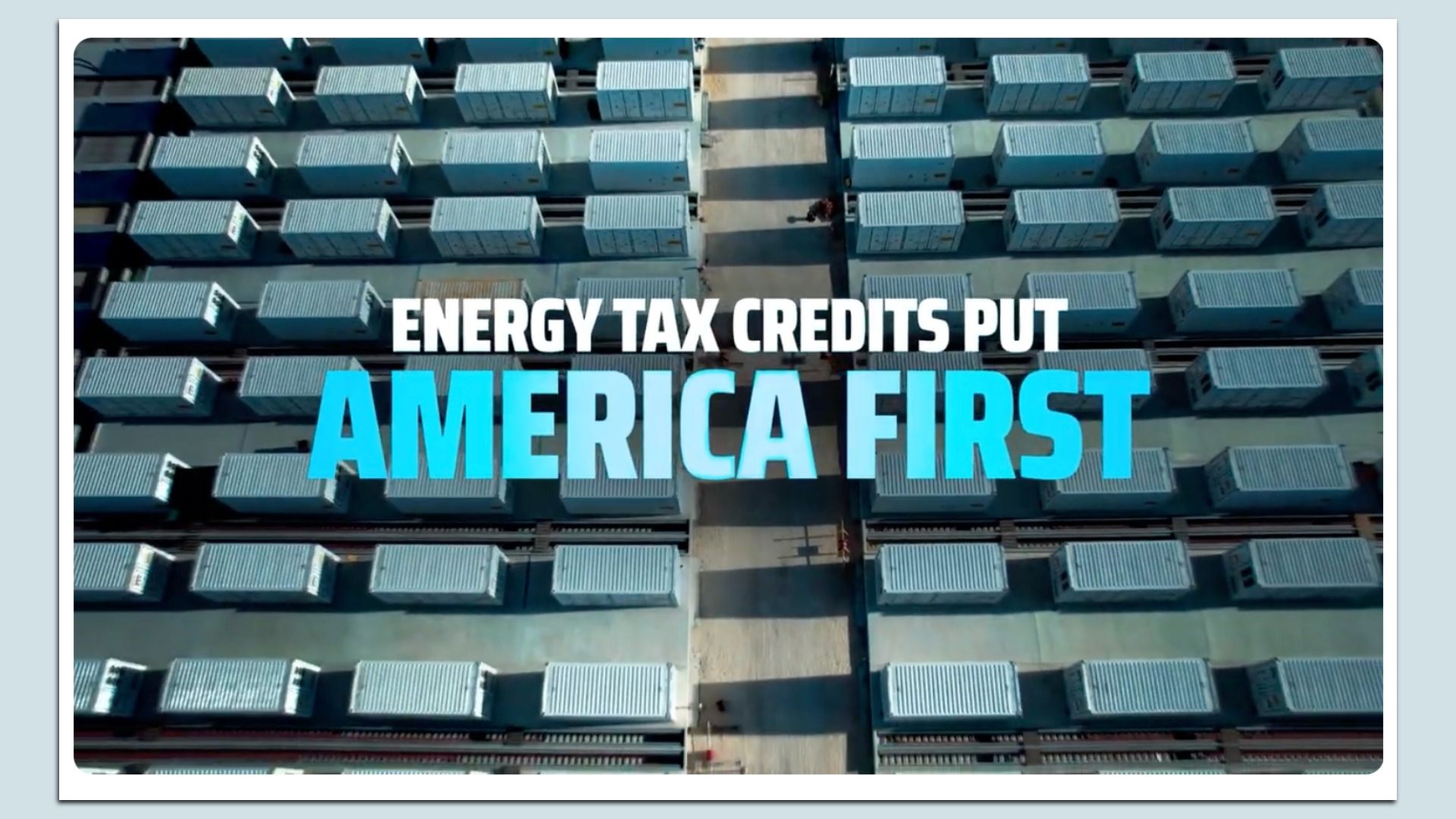 Still image of new ads about energy tax credits