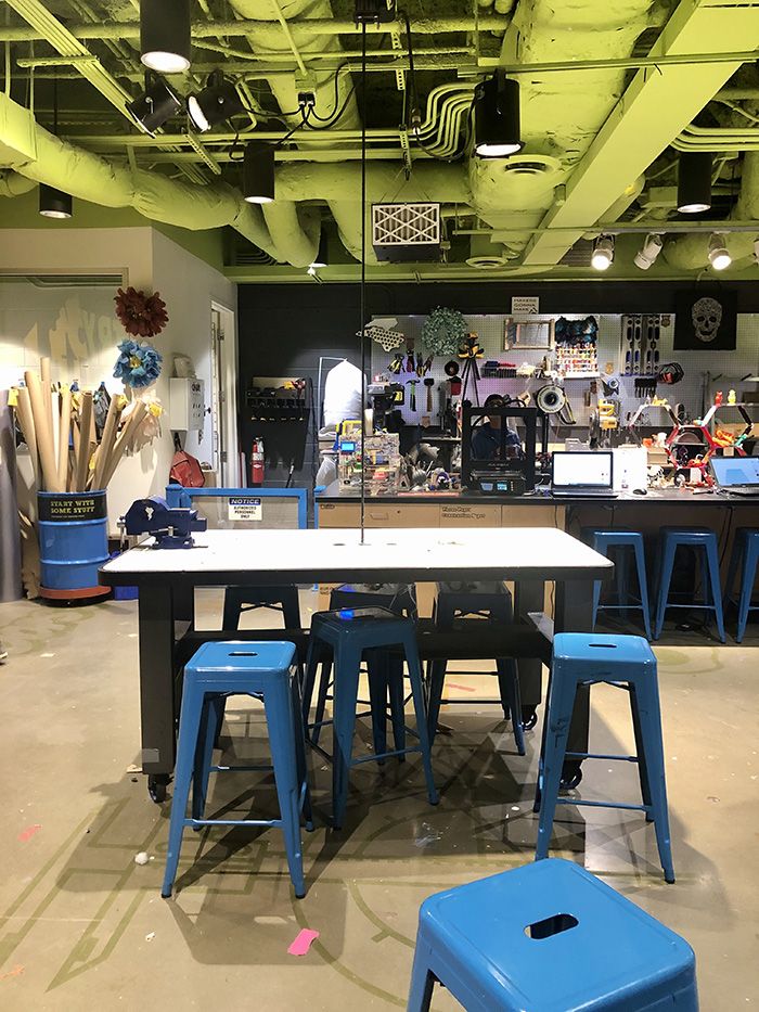 Discovery Place Science sleepover maker space