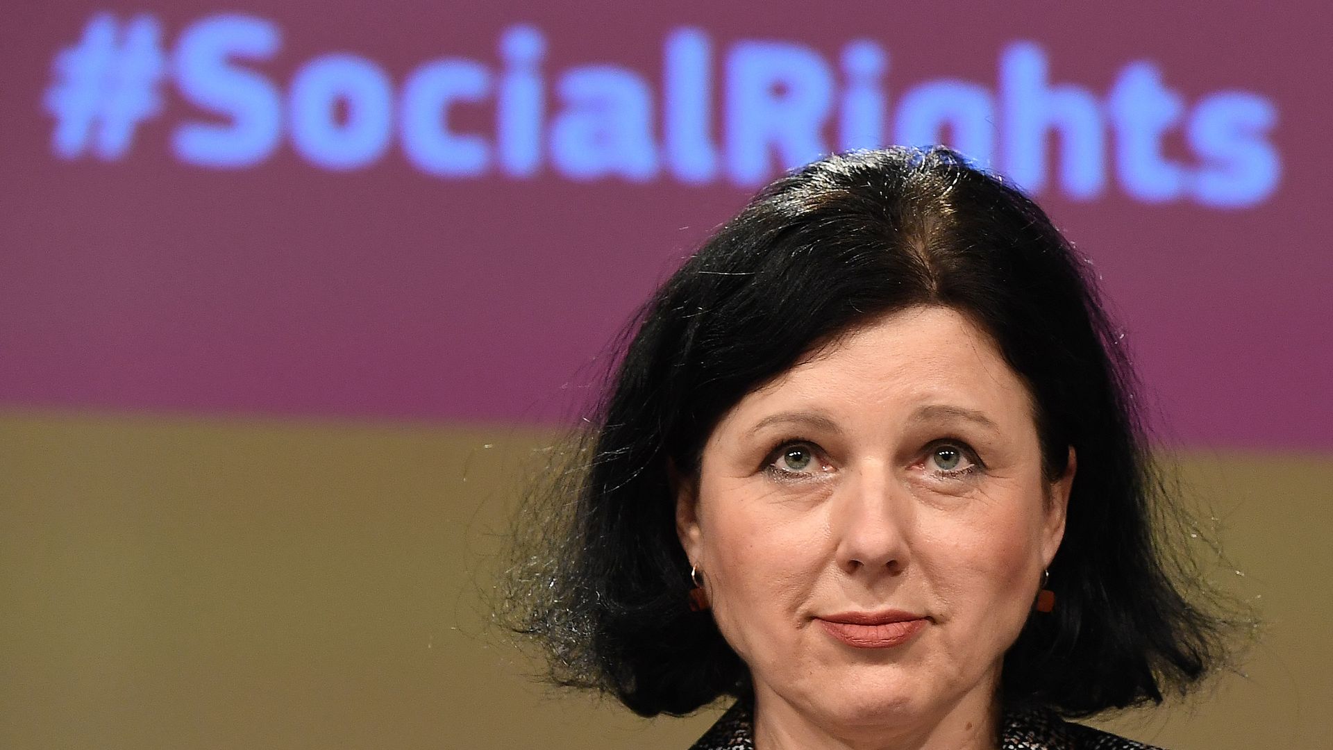 Jourovà looks amused.