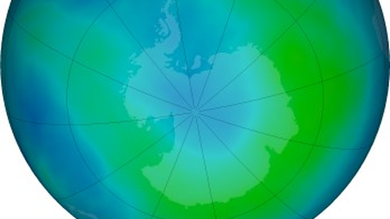 Emissions from ozone destroying CFC chemicals drop