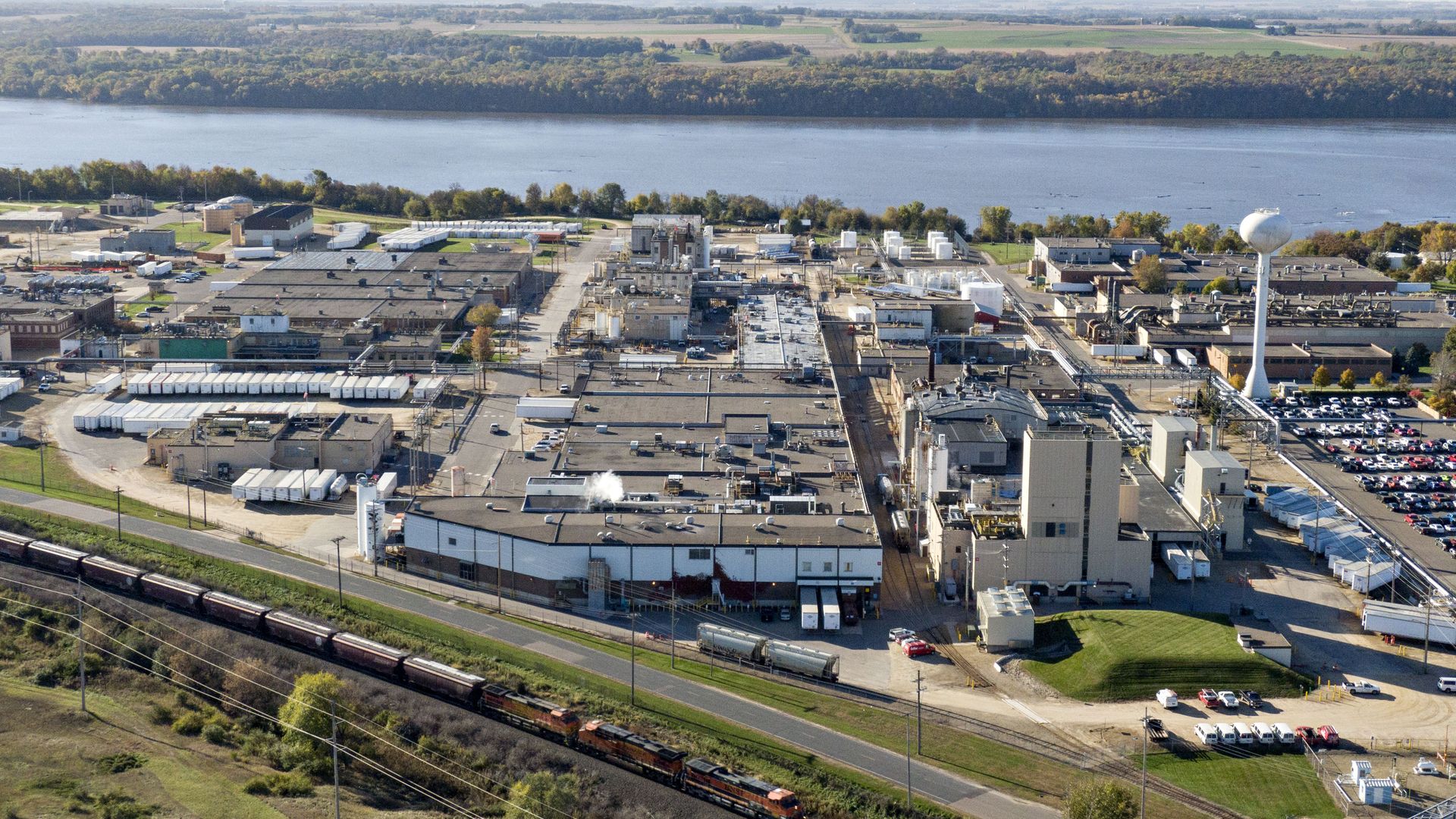 A 3M manufacturing facility  in Cottage Grove, Minnesota, in 2018.