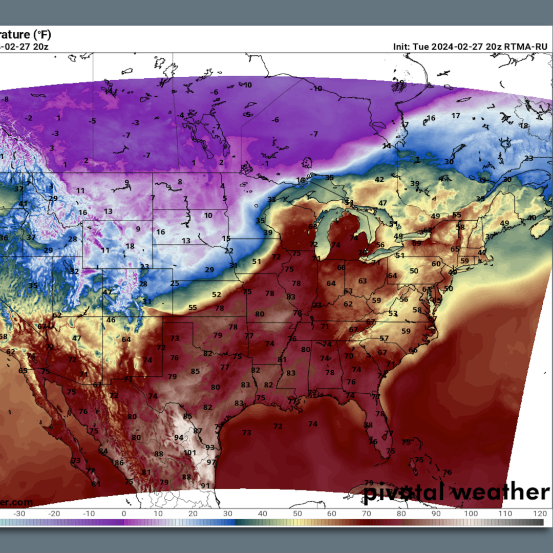 Minnesota weather whiplash: From record highs Monday to snow and