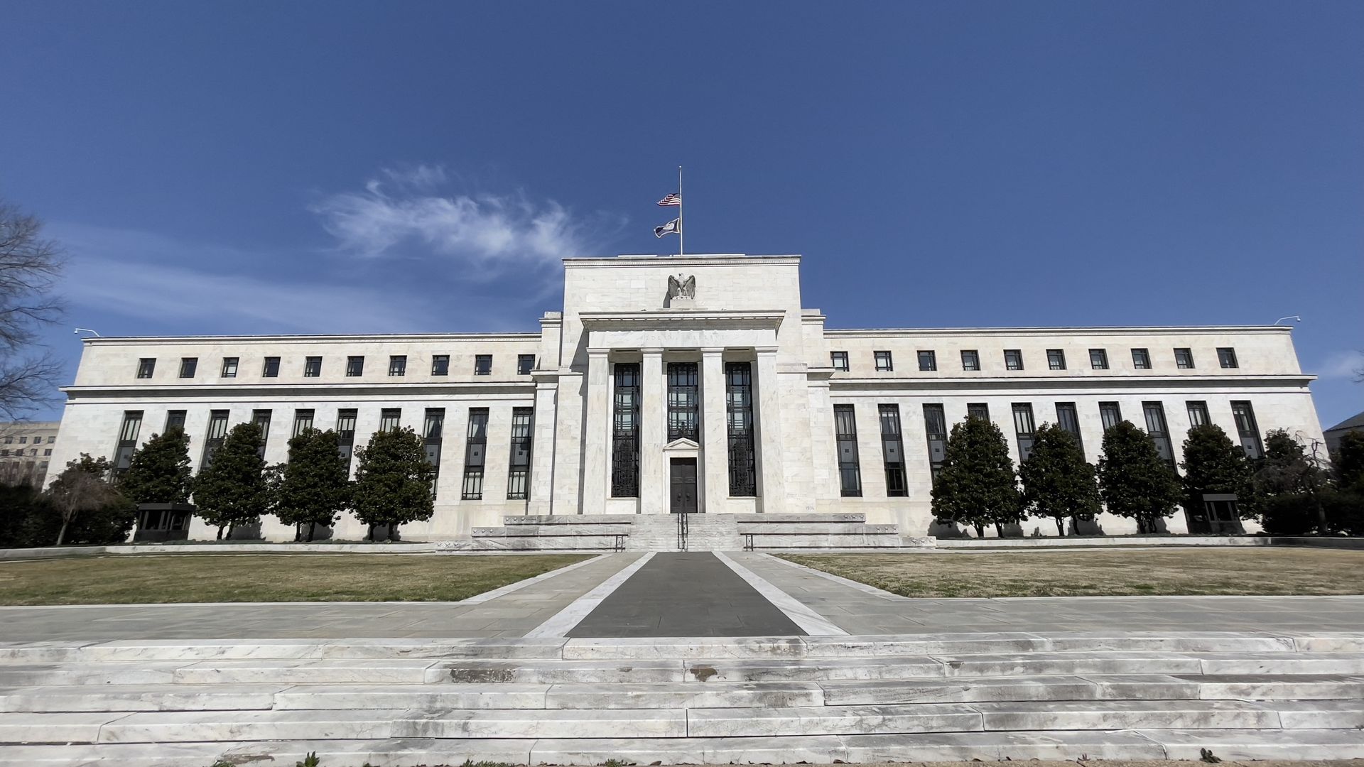 The Federal Reserve building in Washington, DC.
