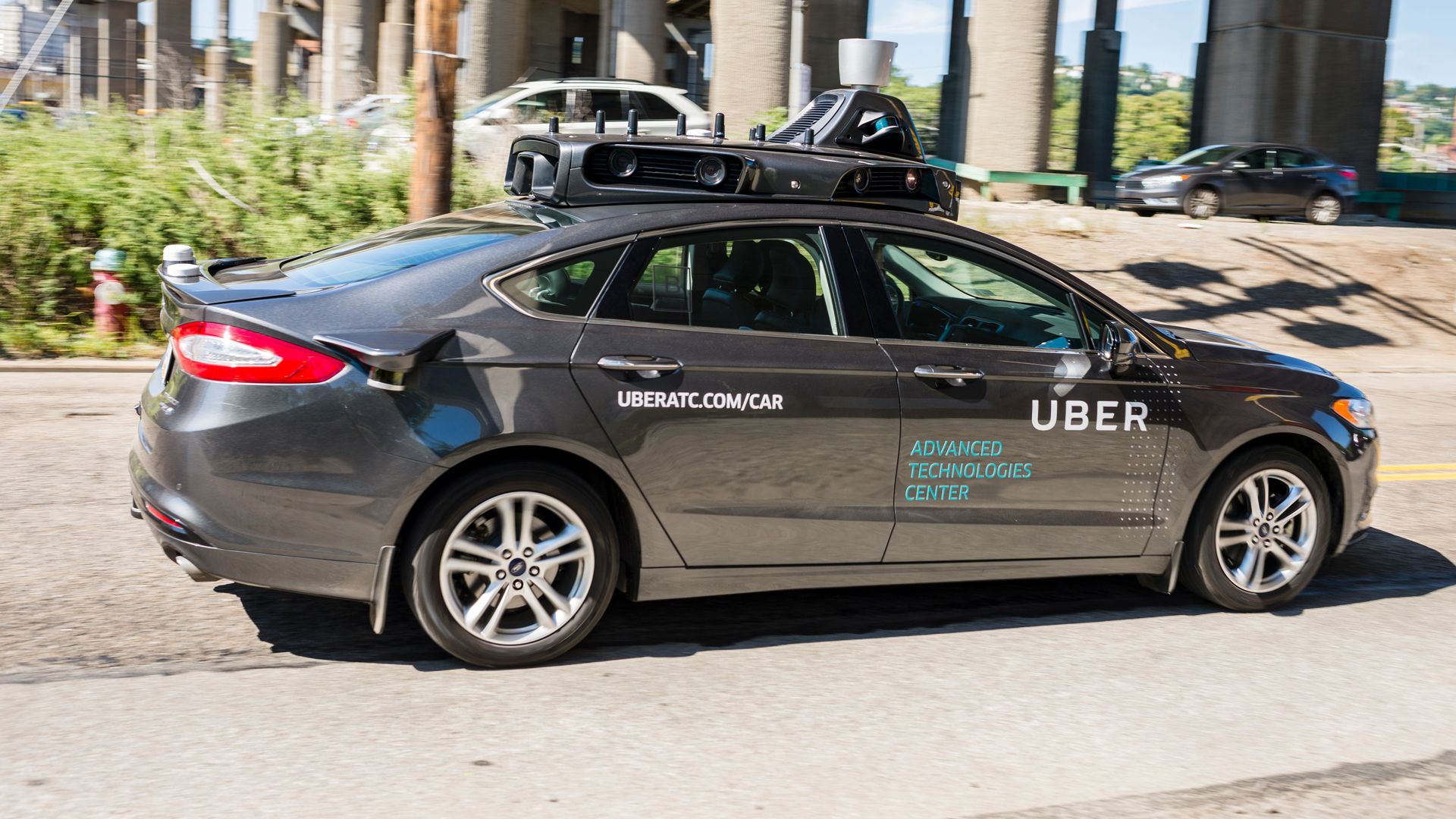 photo of Uber self-driving car