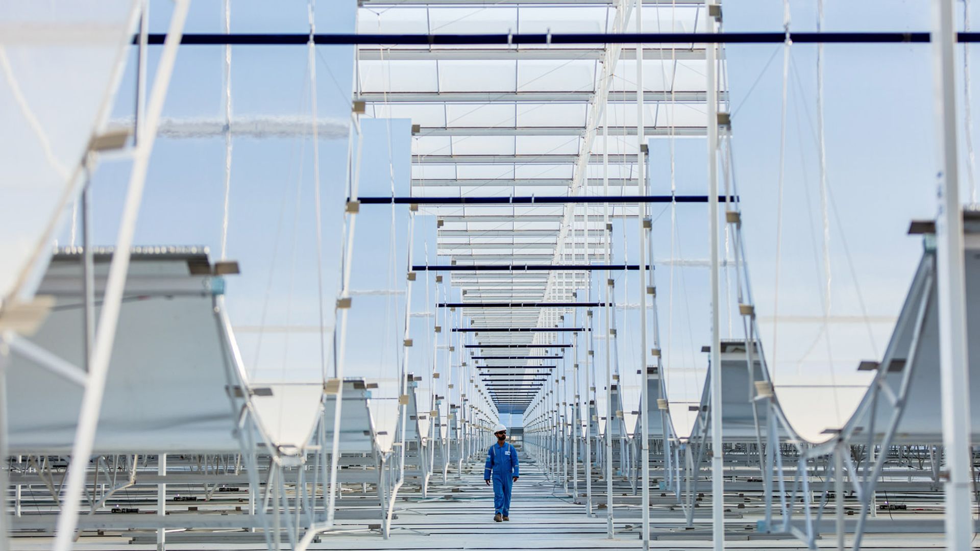 The Miraah solar thermal project in Oman.