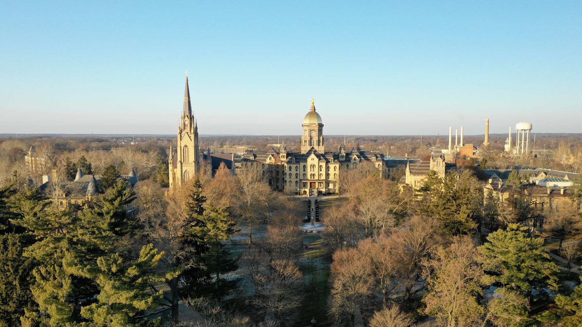 The University of Notre Dame campus