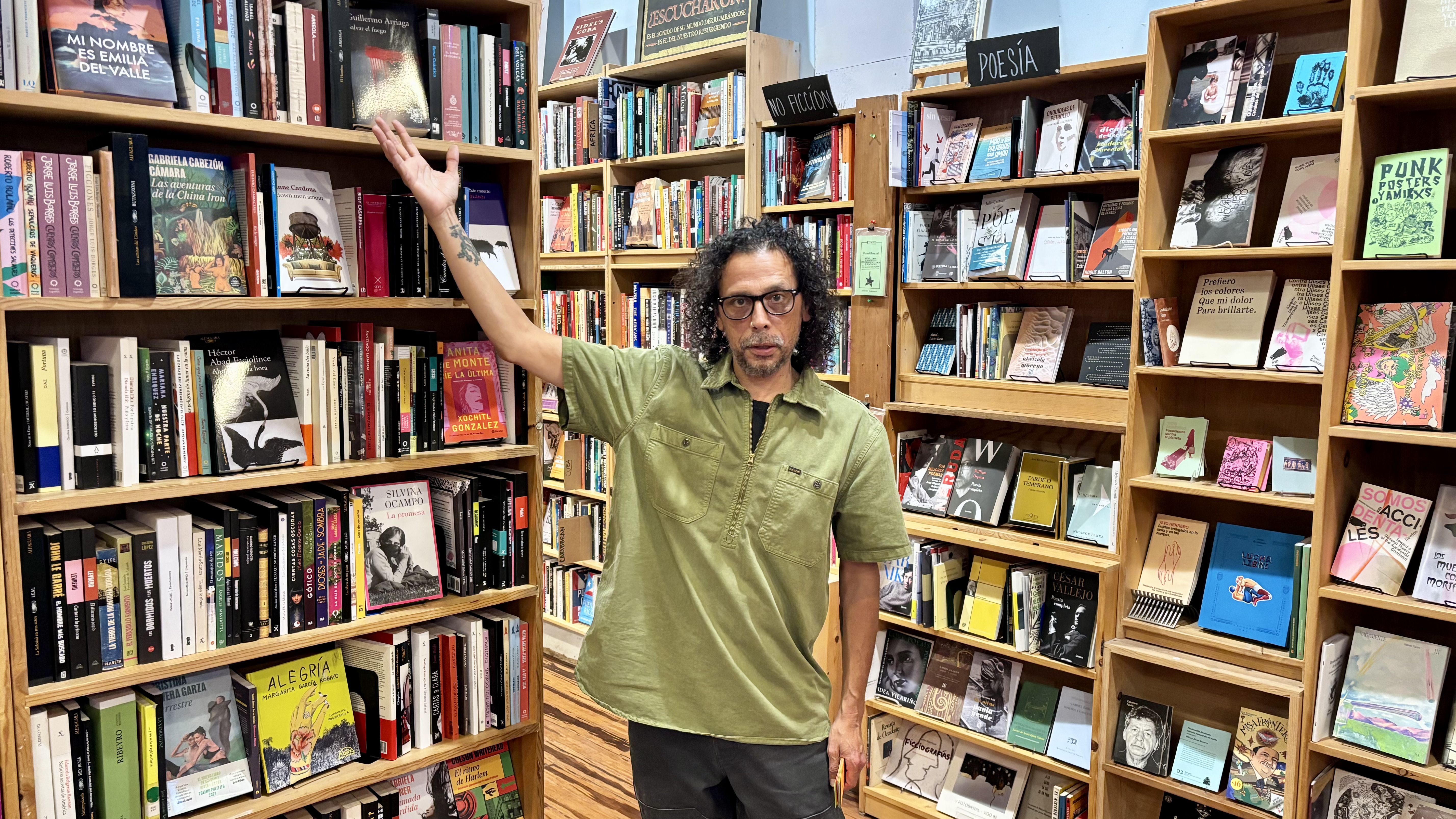 Josiah Luis Alderete, the co-owner of Medicine for Nightmares