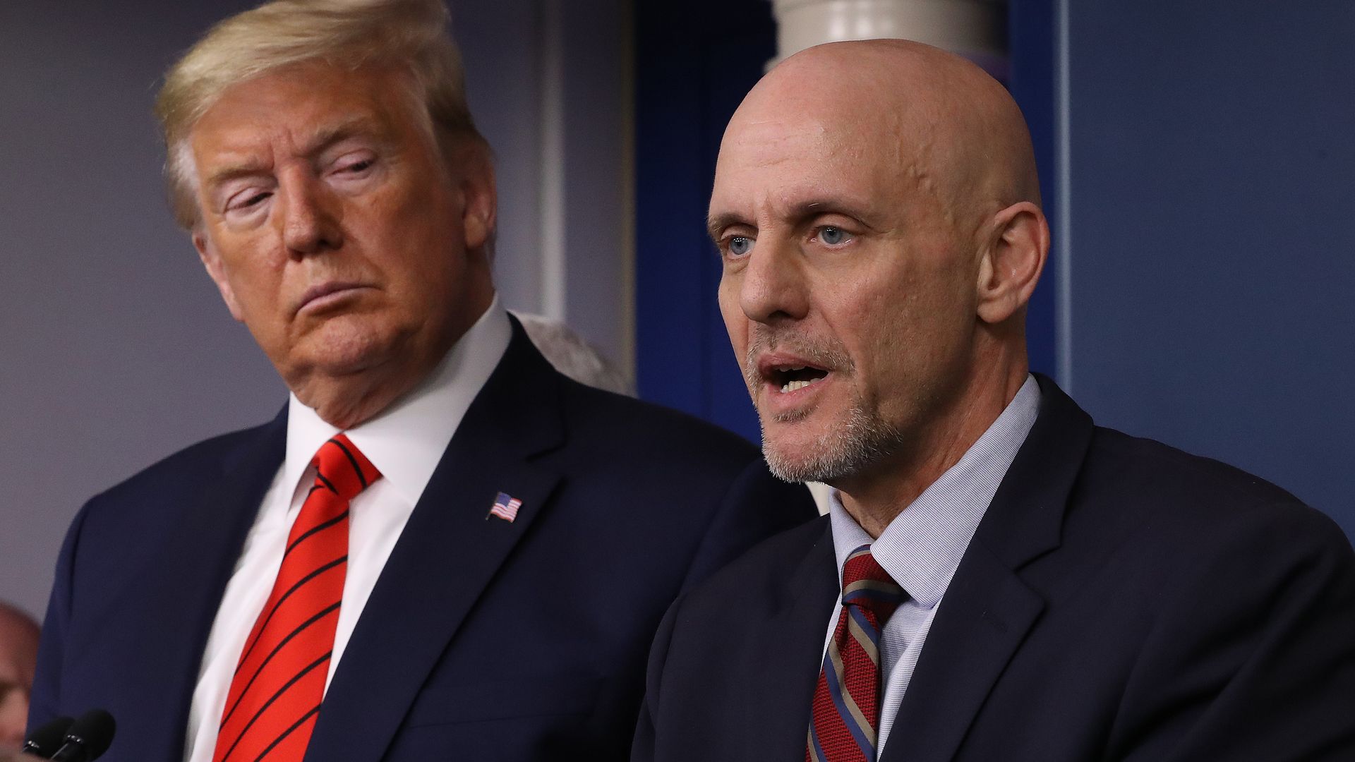 President Trump and FDA Commissioner Stephen Hahn